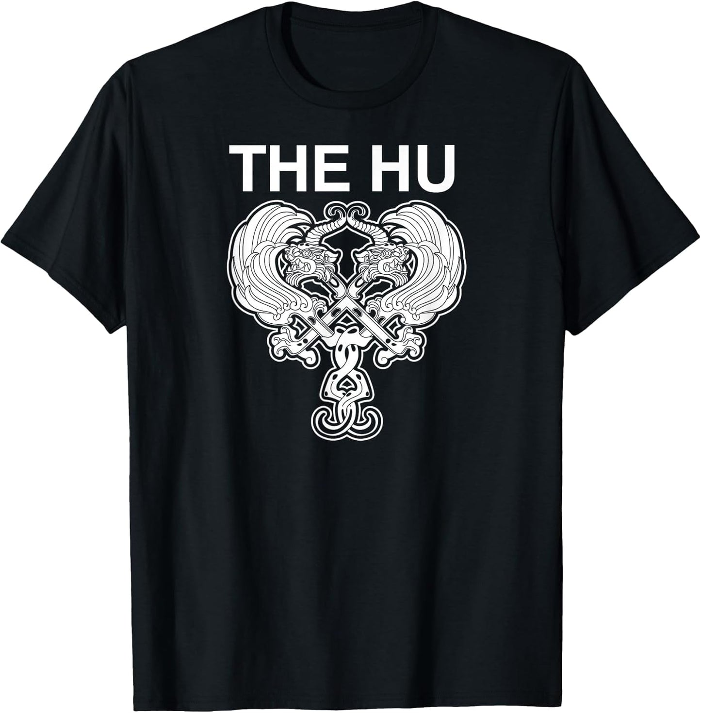 The Hu The Hu White Logo