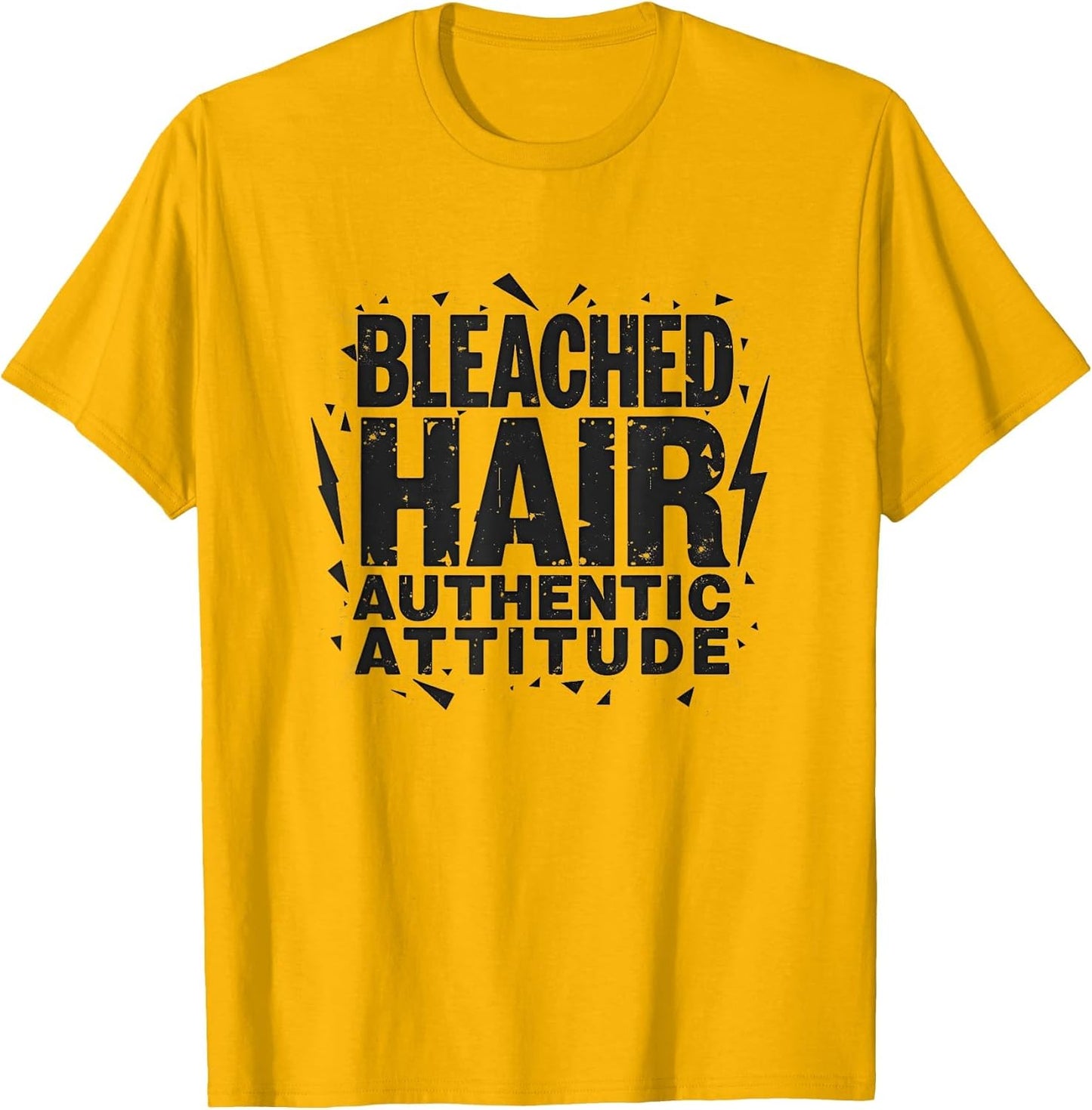Bleached Hair Authentic Attitude Grunge Design