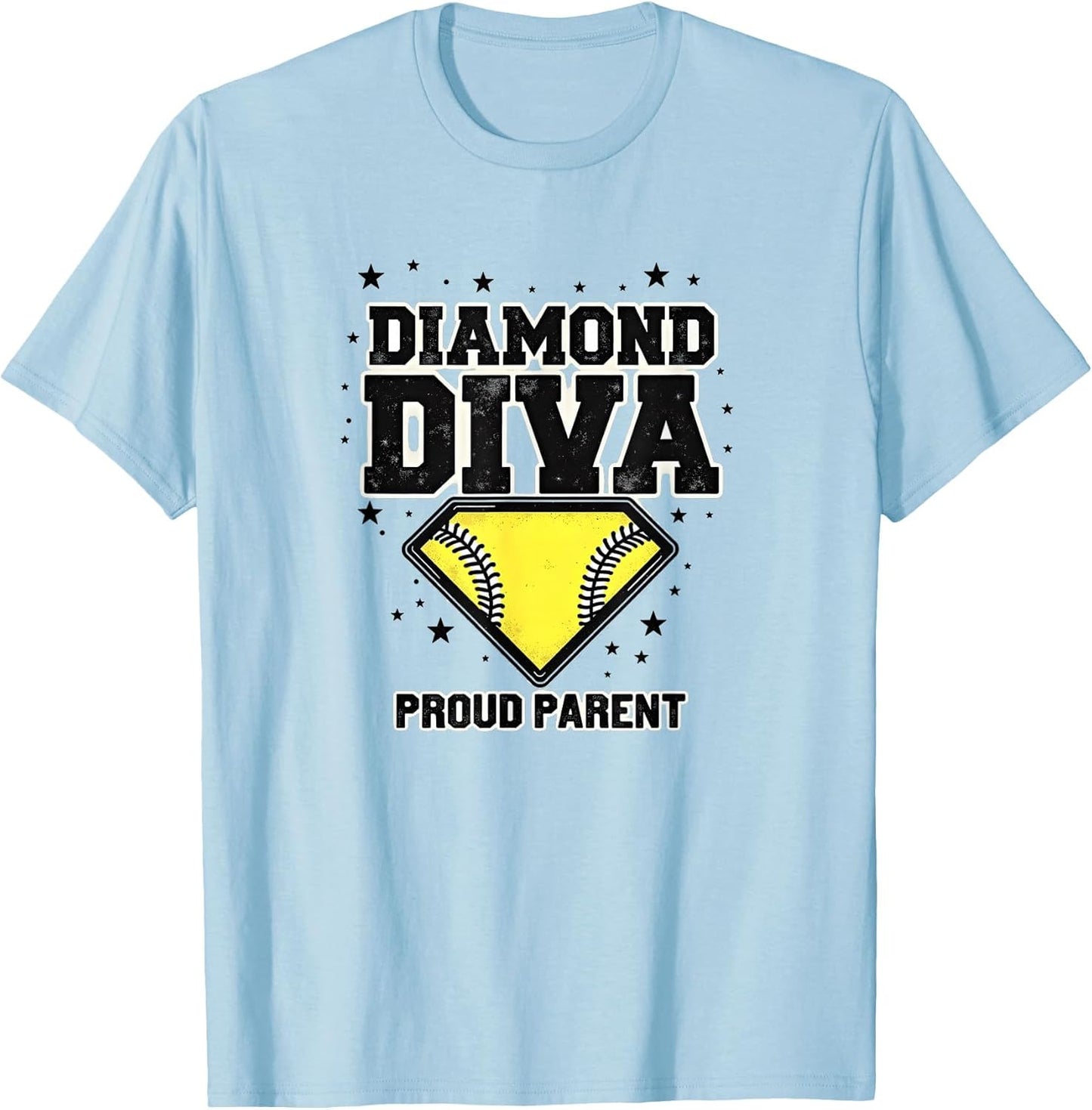Diamond Diva Proud Parent Softball Mom Design