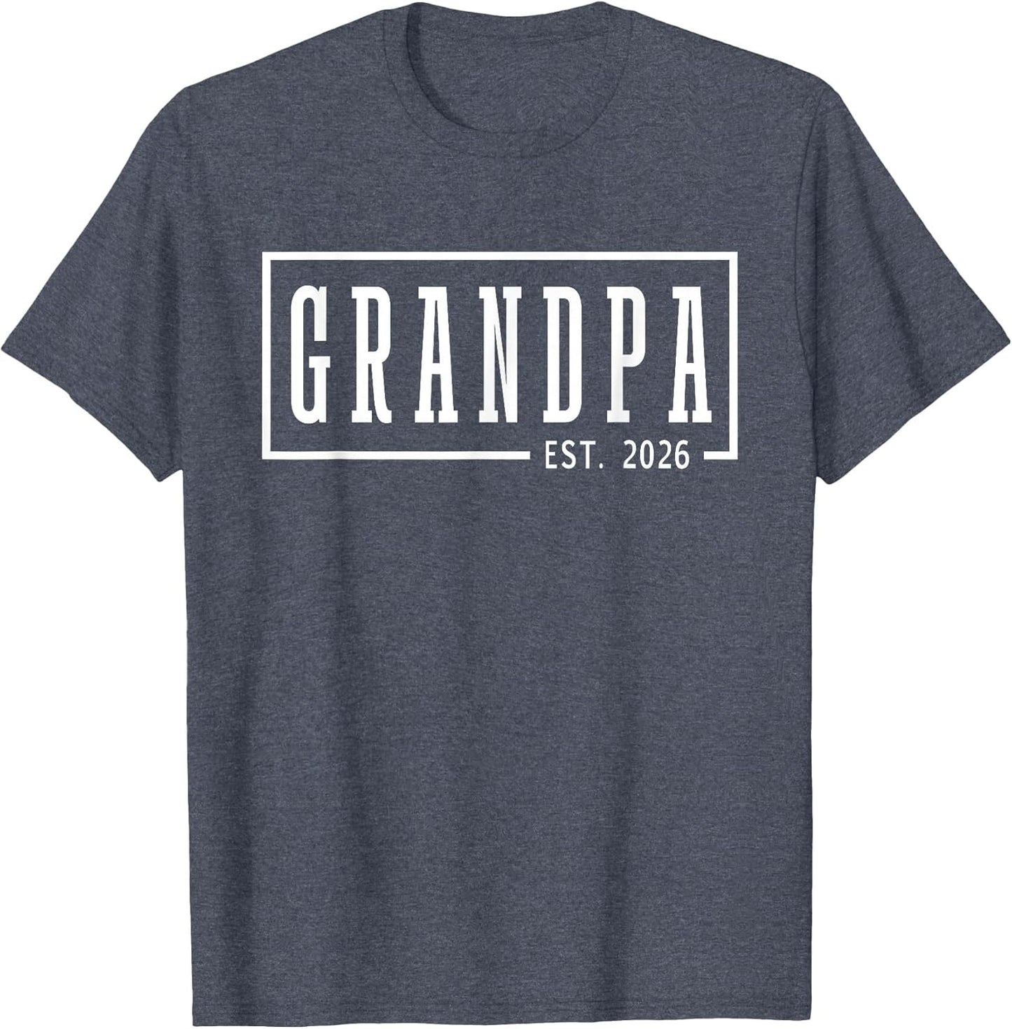 Grandpa Est 2026 Sleek Framed Design