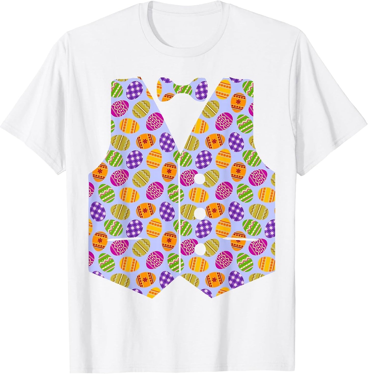 Easter Eggs Vest and Bow tie Bunny Costume