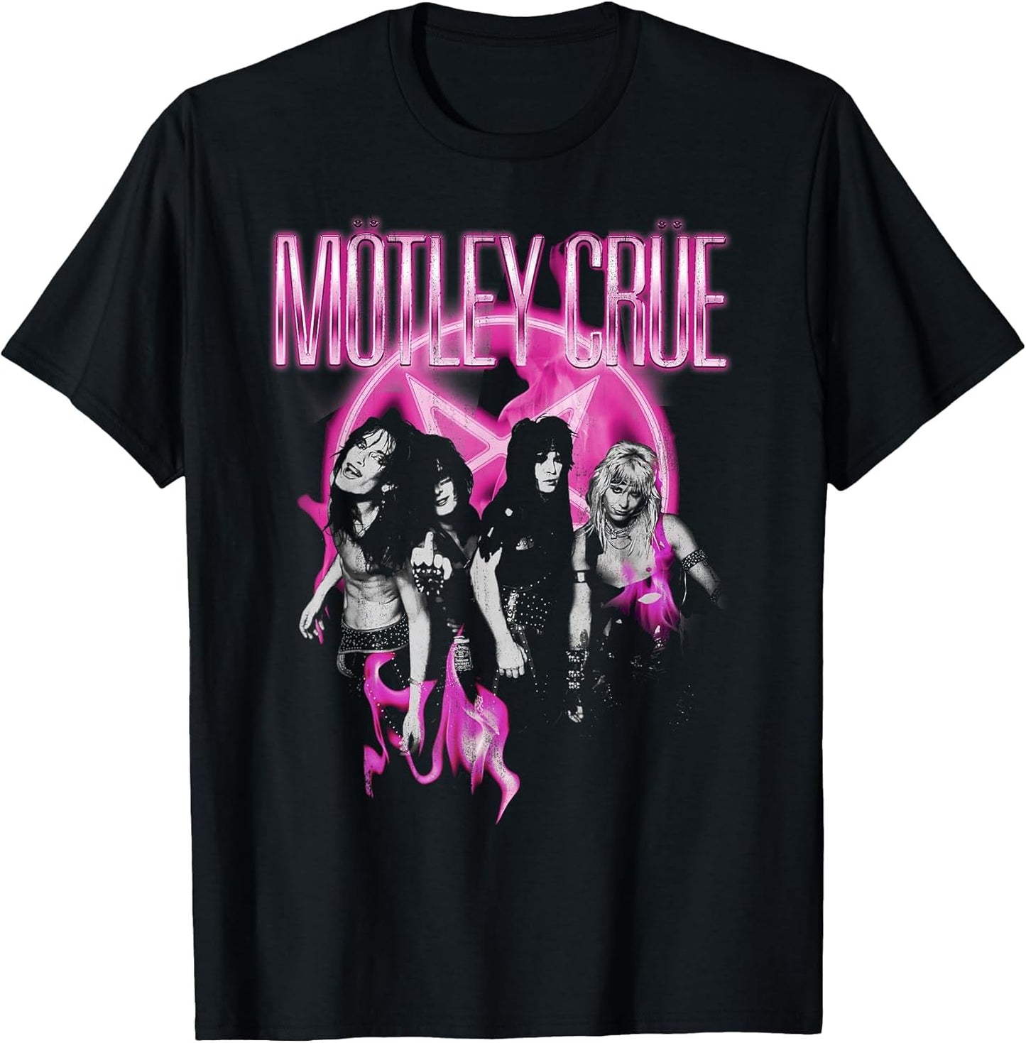 Mötley Crüe Shout Neon Pink