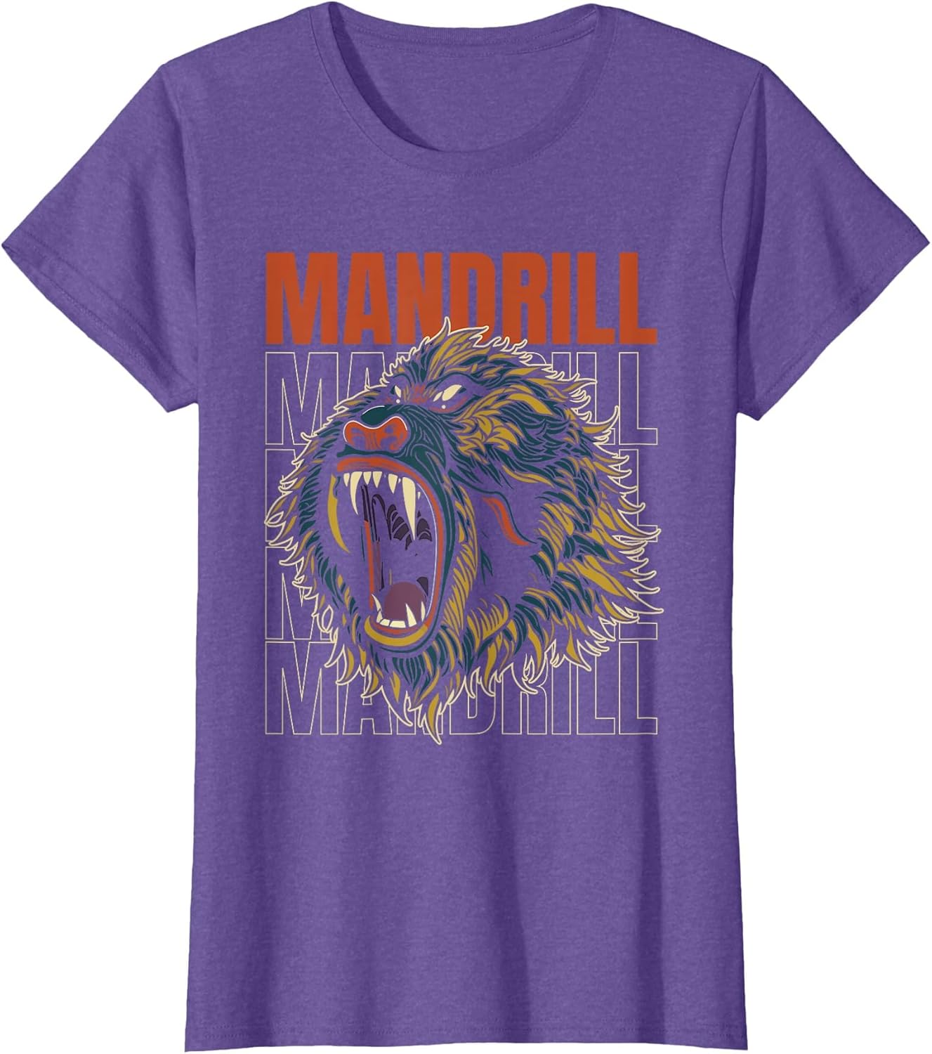 Retro Style Mandrill