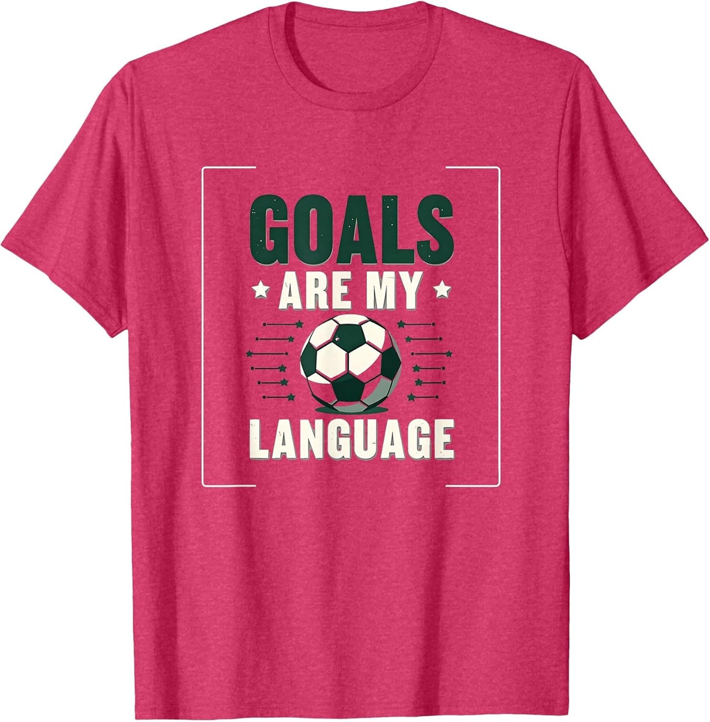 Goals Are My Language Soccer Girls Design