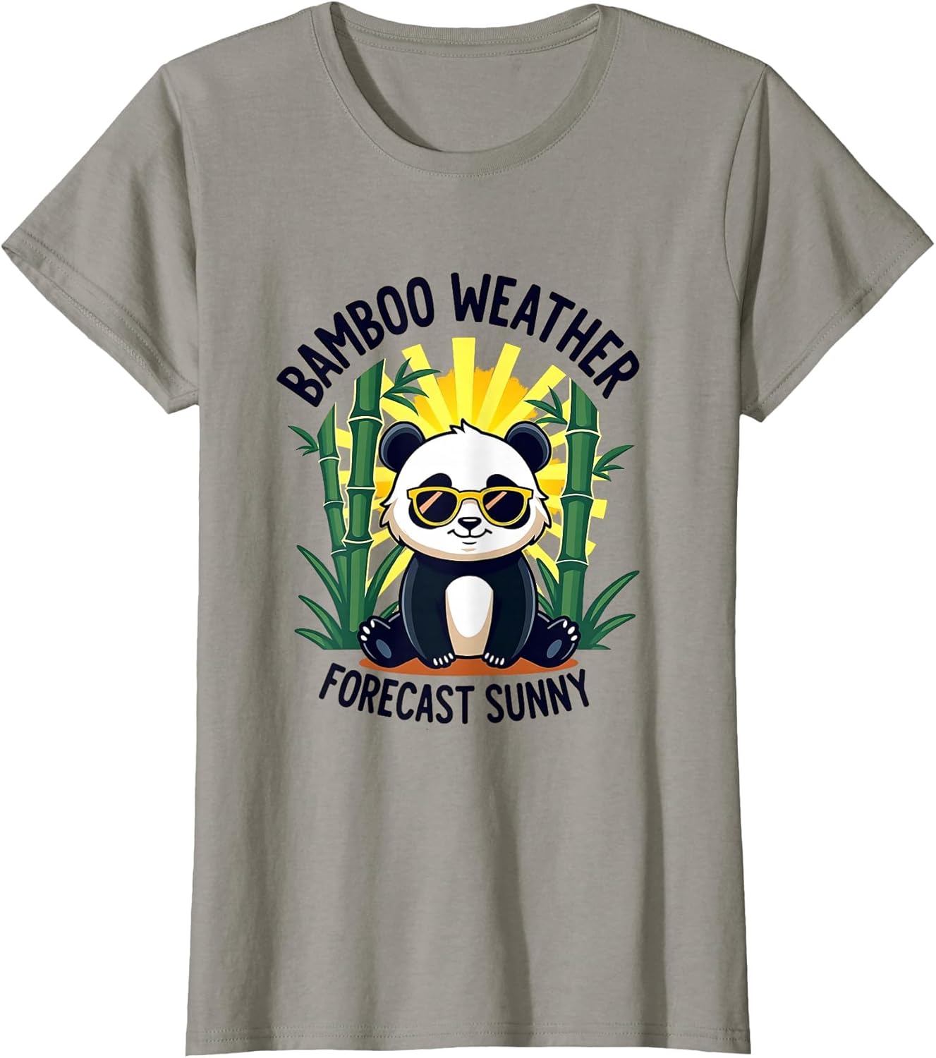 Bamboo Weather Forecast Sunny Panda Design