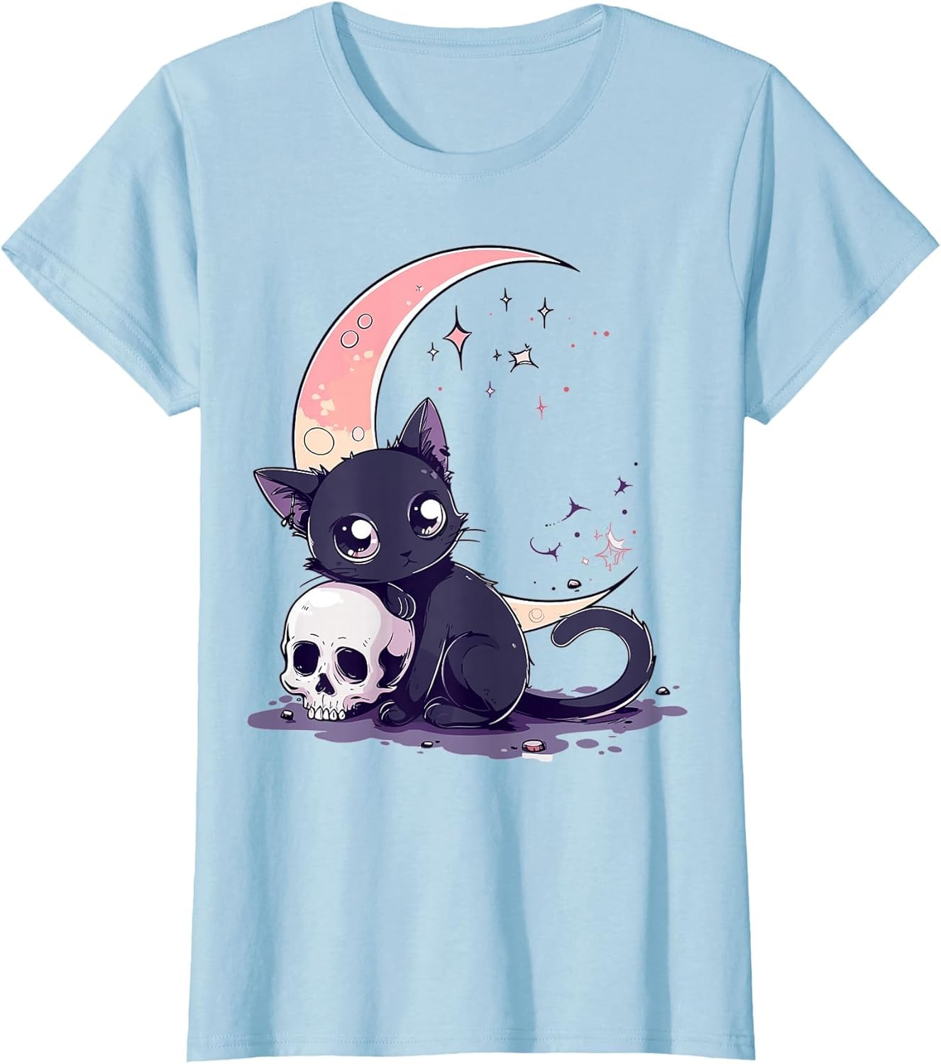 Goth Pastel Cute Creepy Kawaii Cat Kitten