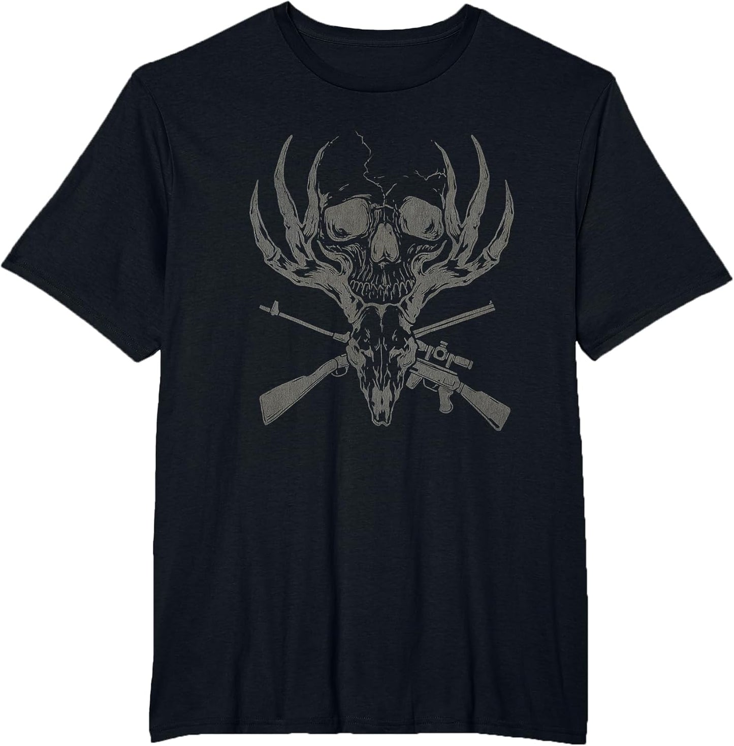 Deer Hunting Abstract Buck Skull Grunge Vintage
