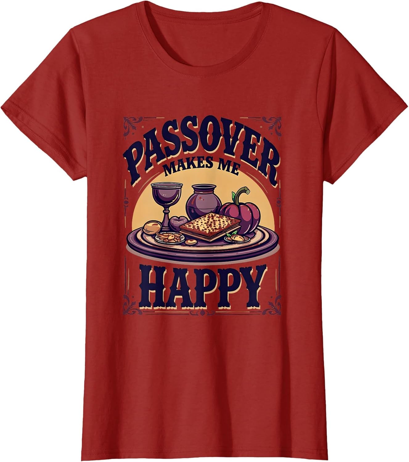 Passover Makes Me Happy Jewish Holiday Design