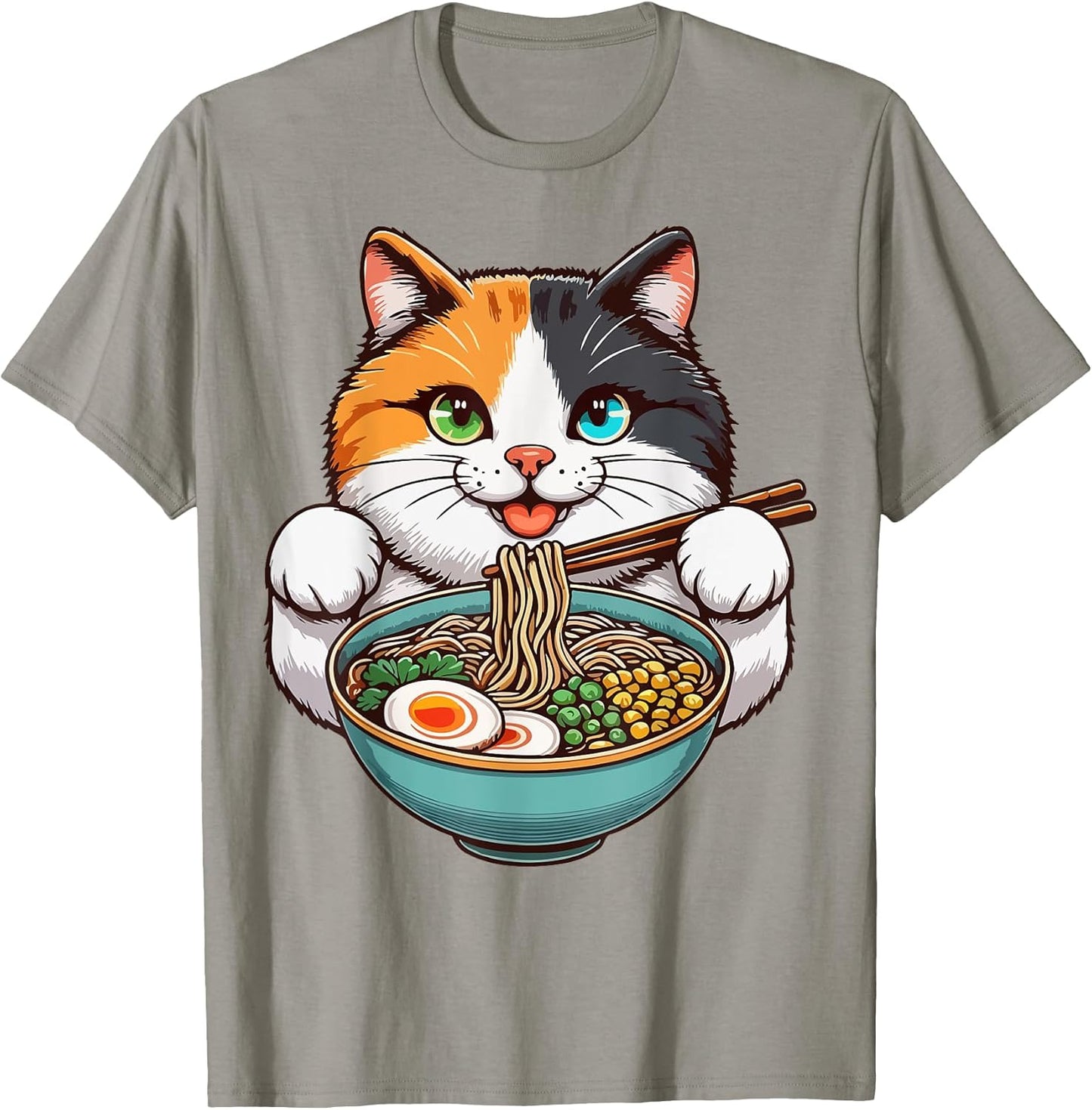 Adorable Ramen Cat for Noodle Lovers