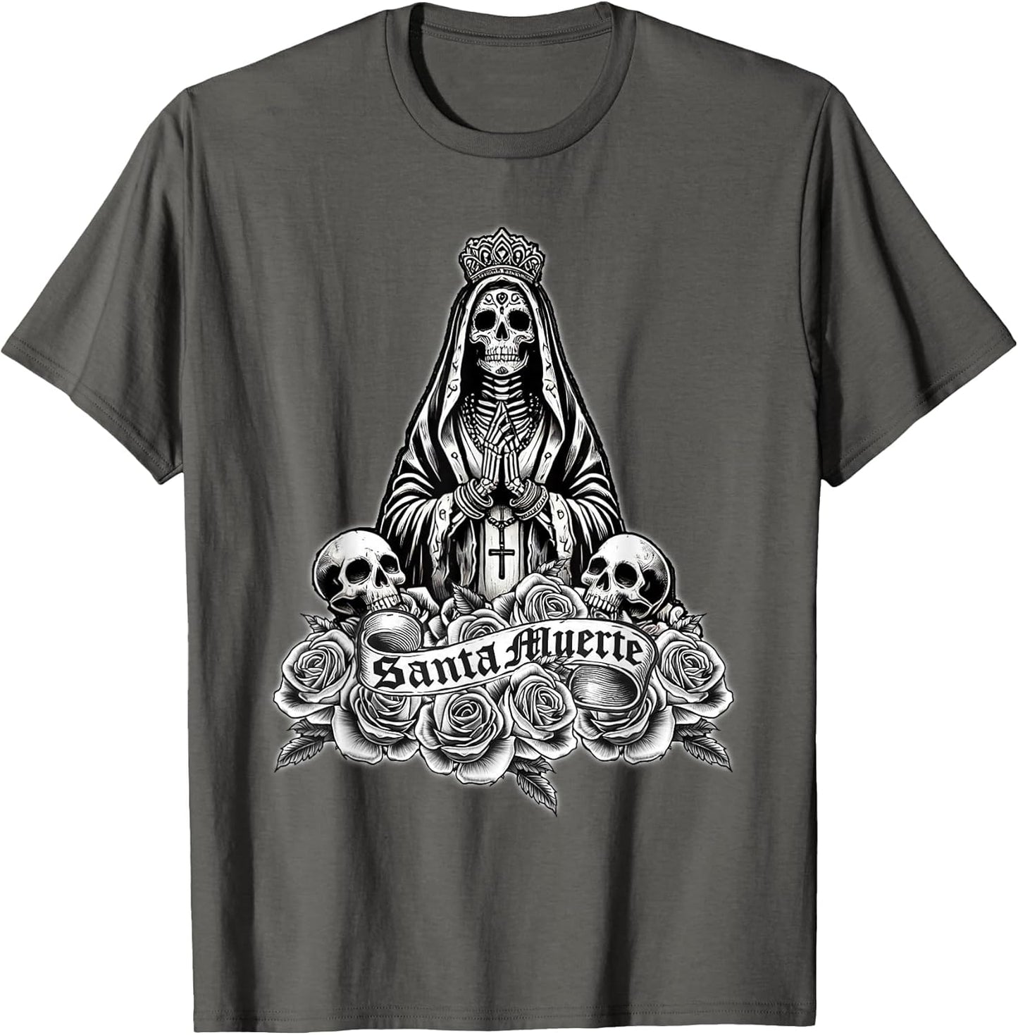 Santa Muerte Mexican Floral Saint Death