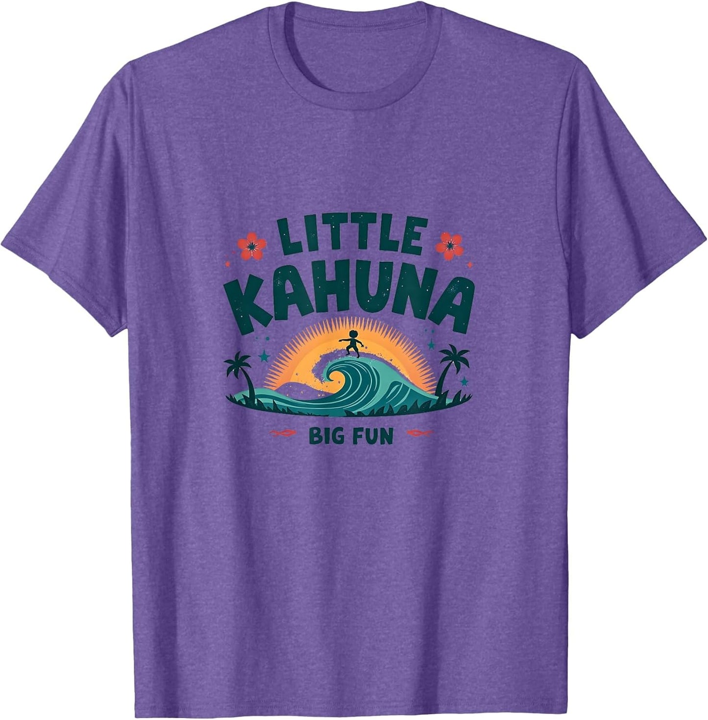 Little Kahuna Big Fun Hawaiian Boys Design