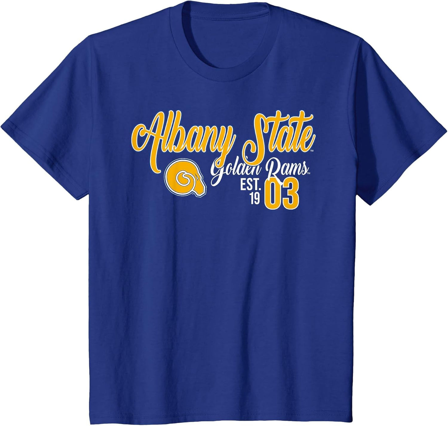Albany State Golden Rams HBCU Est 1903 Blue