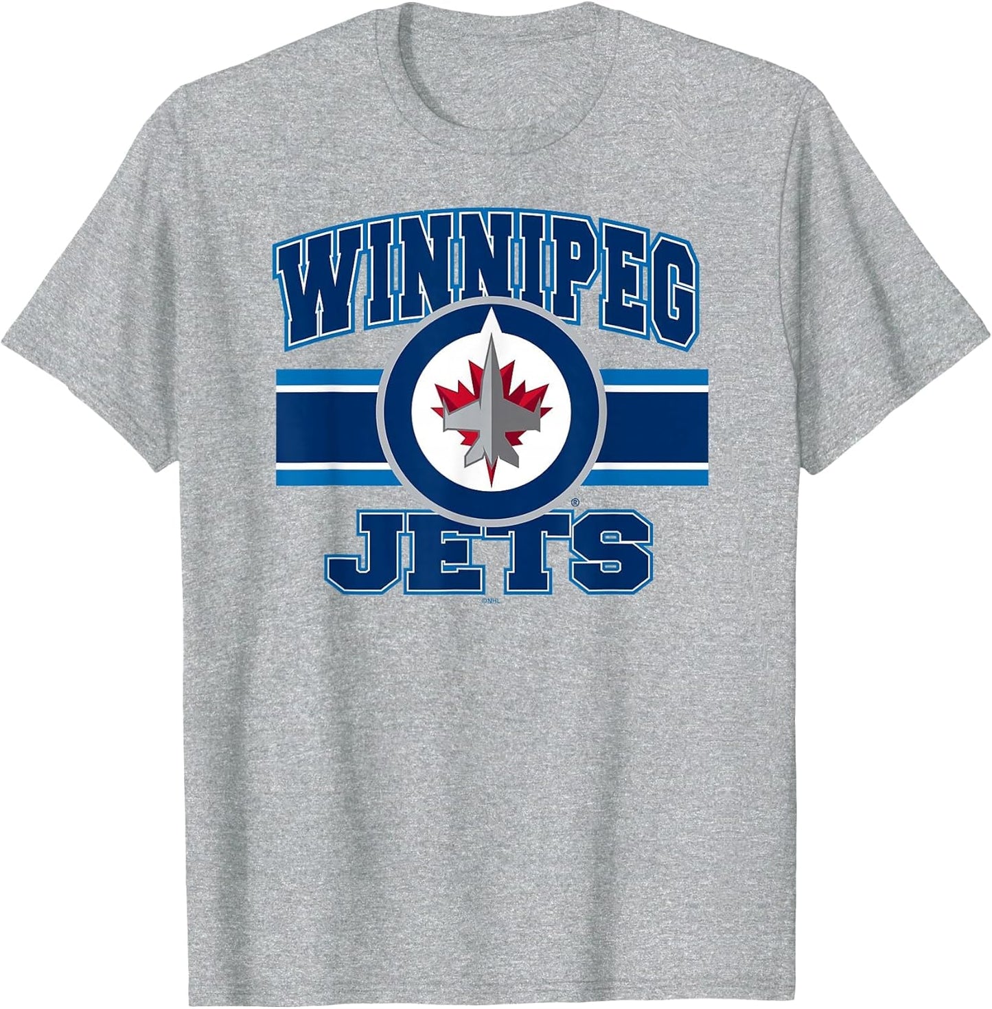 Winnipeg Jets Stripe Gray Officially Licensed
