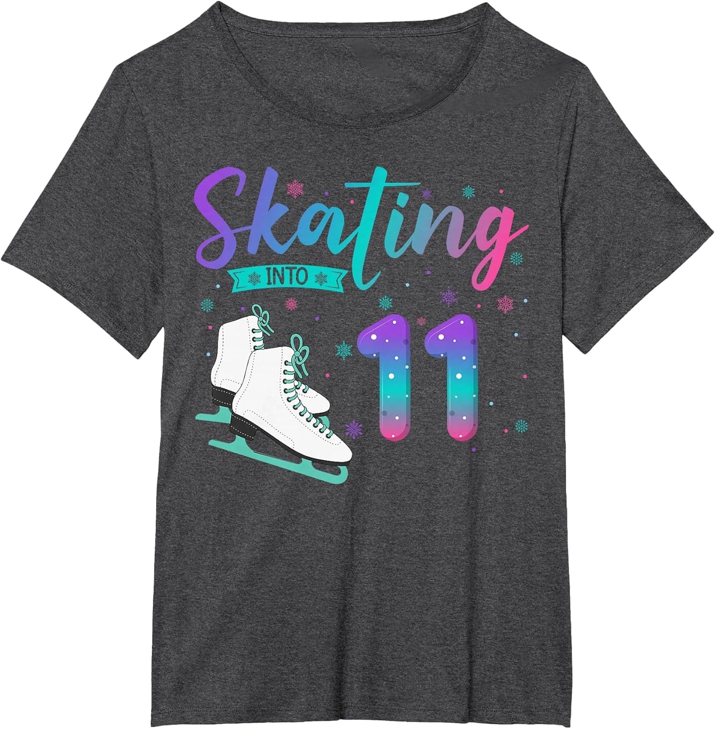 11 Year Old Girl Ice Skating Into 11th Birthday