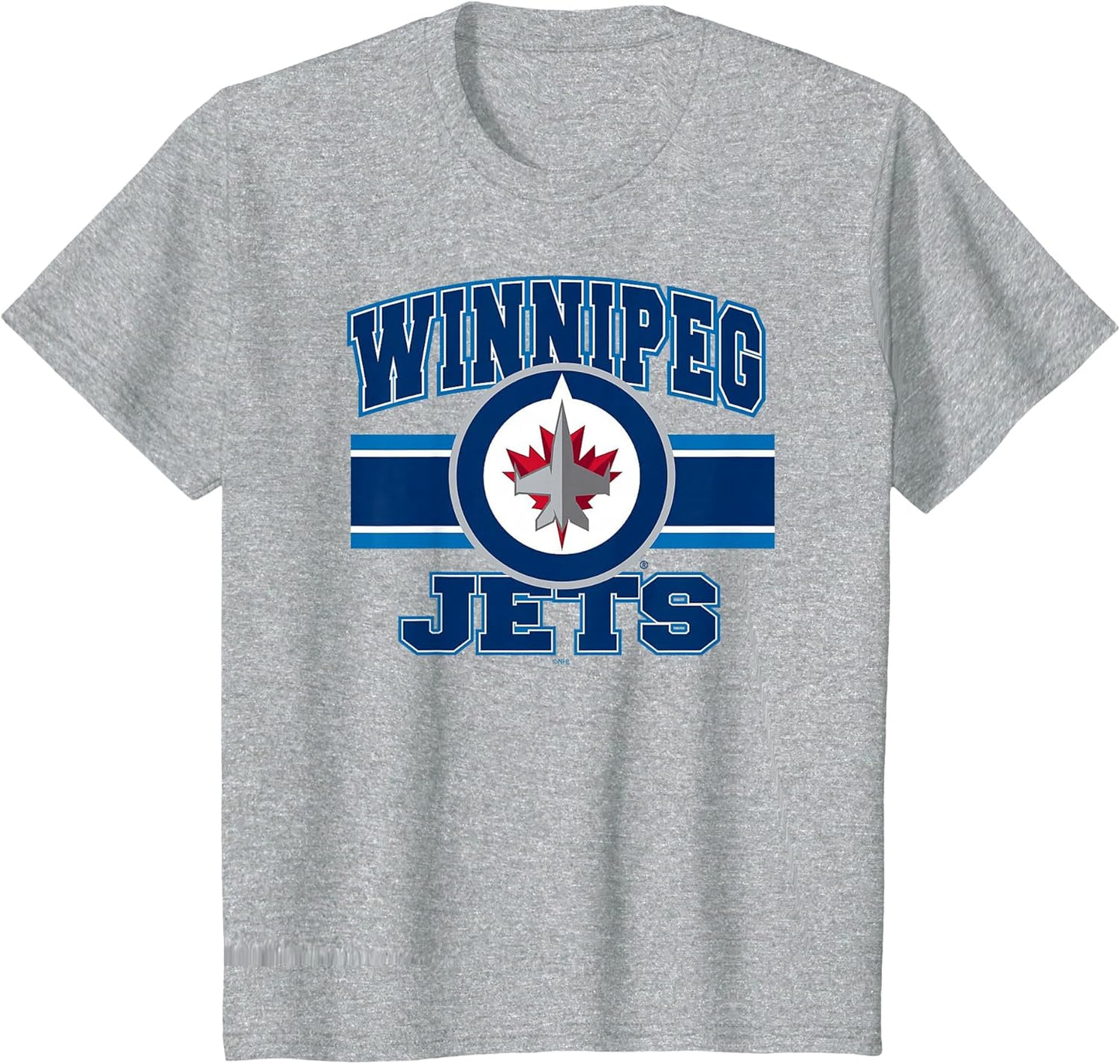 Winnipeg Jets Stripe Gray Officially Licensed