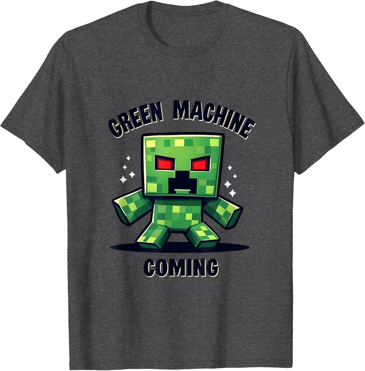 Green Machine Coming Bold Graphic Design