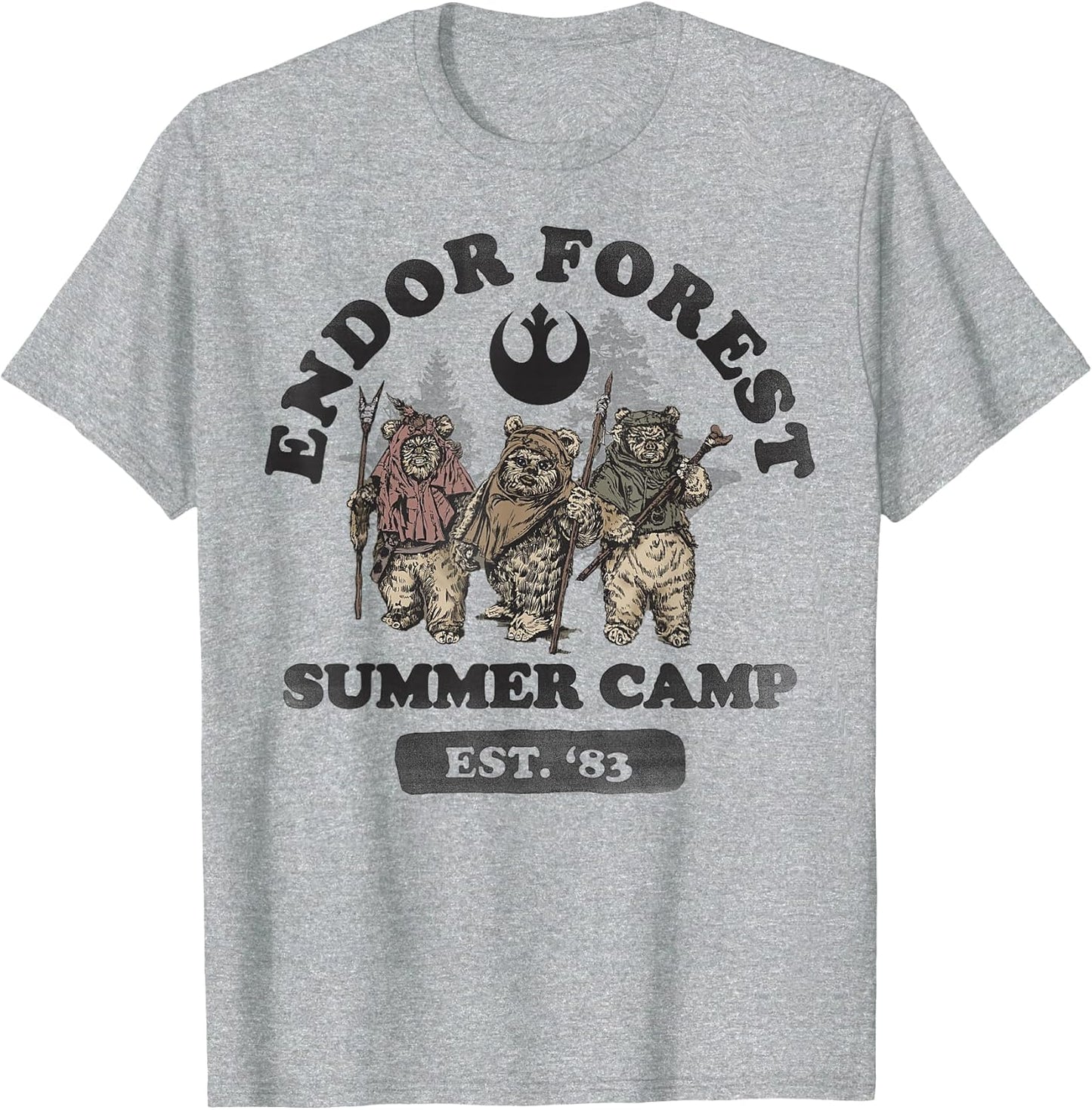 Star Wars Endor Forest Summer Camp Graphic Z1