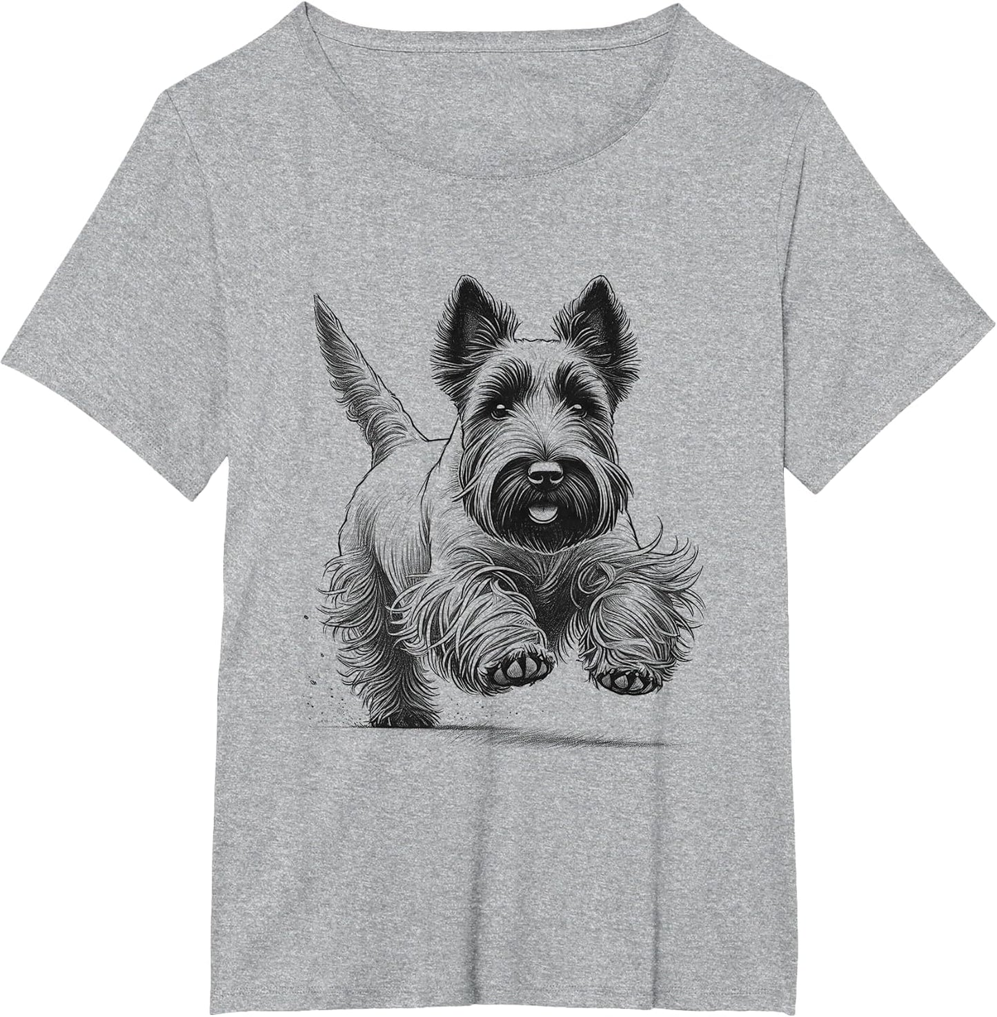 Scottish Terrier Dog Scottie Running Design