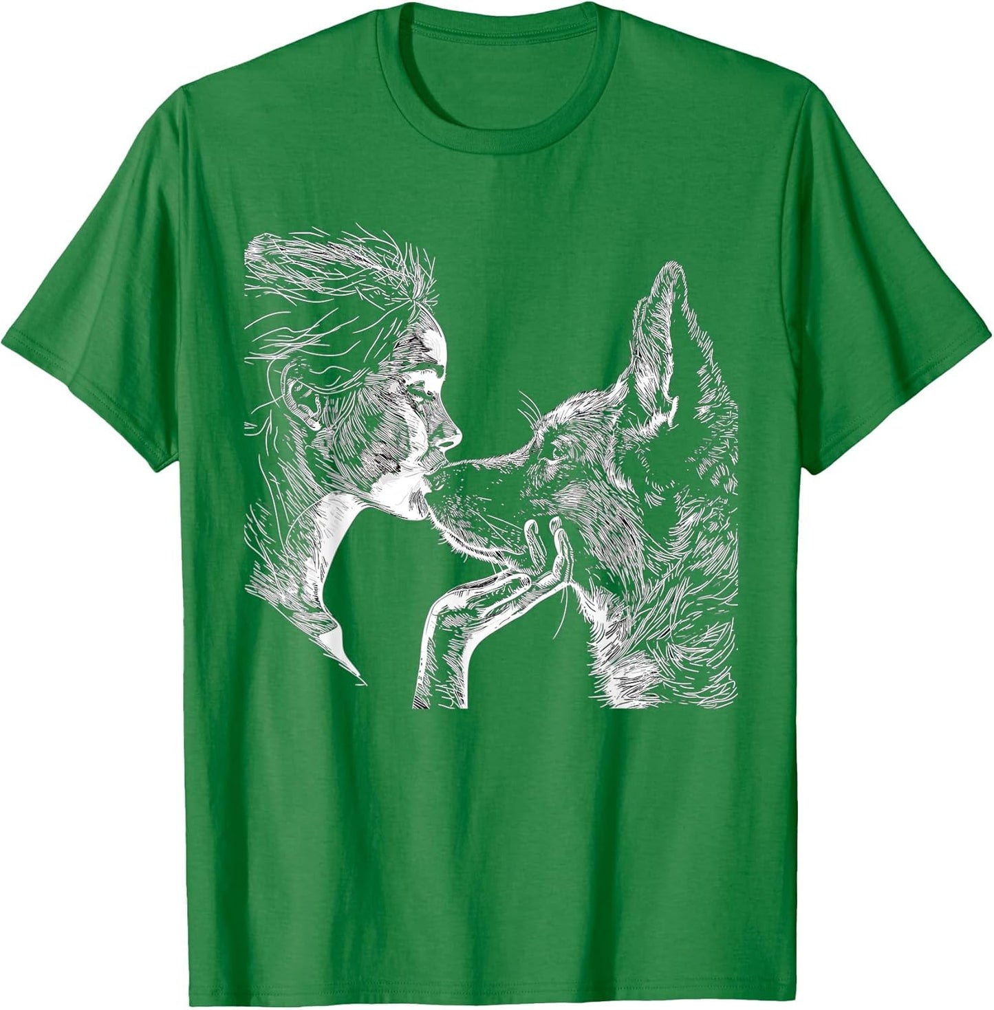 German Shepherd Mom Dog Art Lover Mother's Day