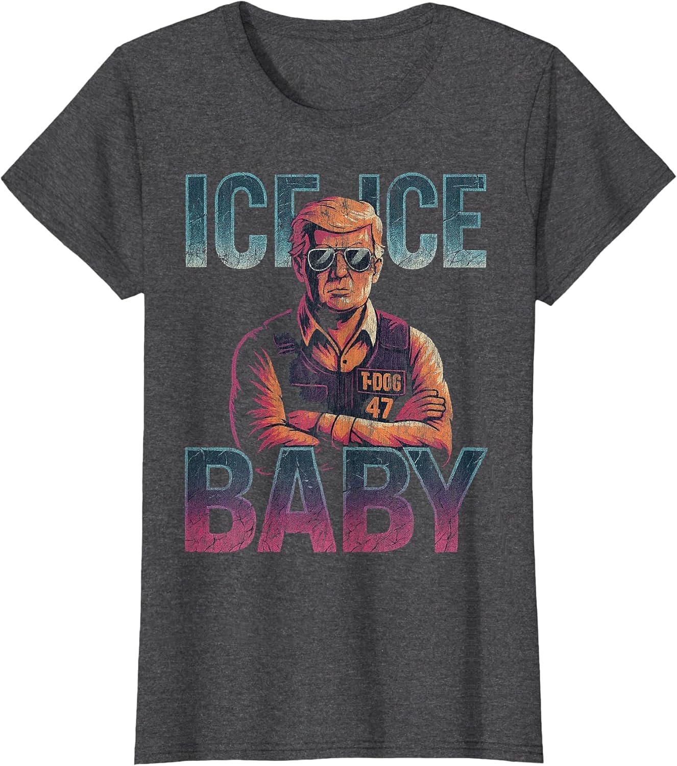 Ice Ice Baby Retro Funny Trump