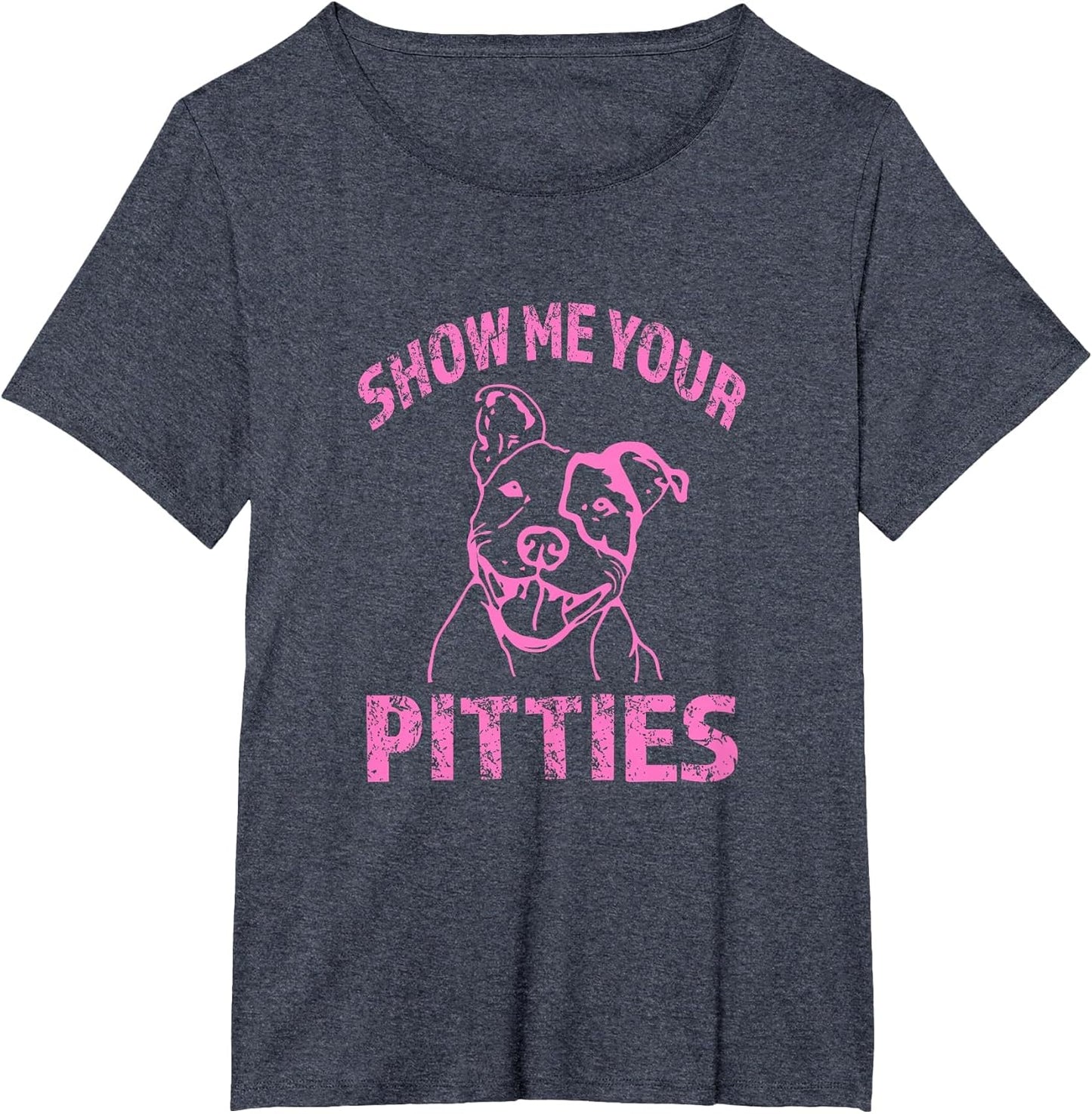 Funny Show Me Your Pitties - Shirt -Pink