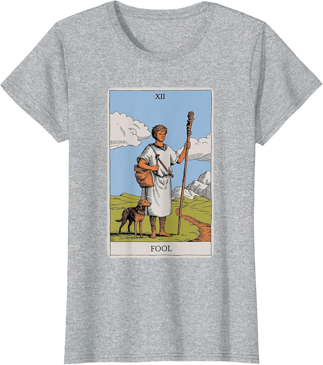 The Fool Tarot Card Vintage Design