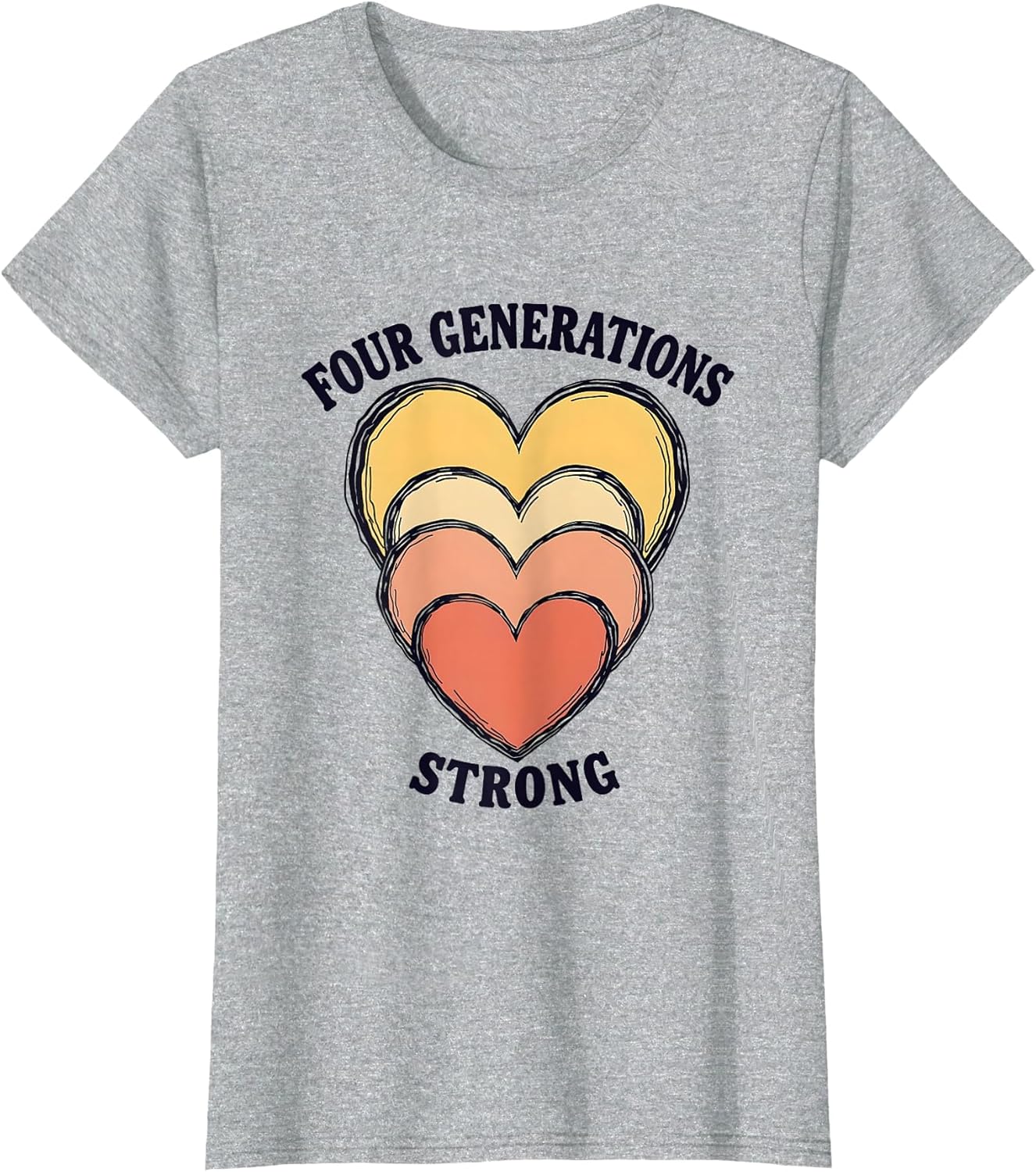 Four Generations Strong Great Grandma Design