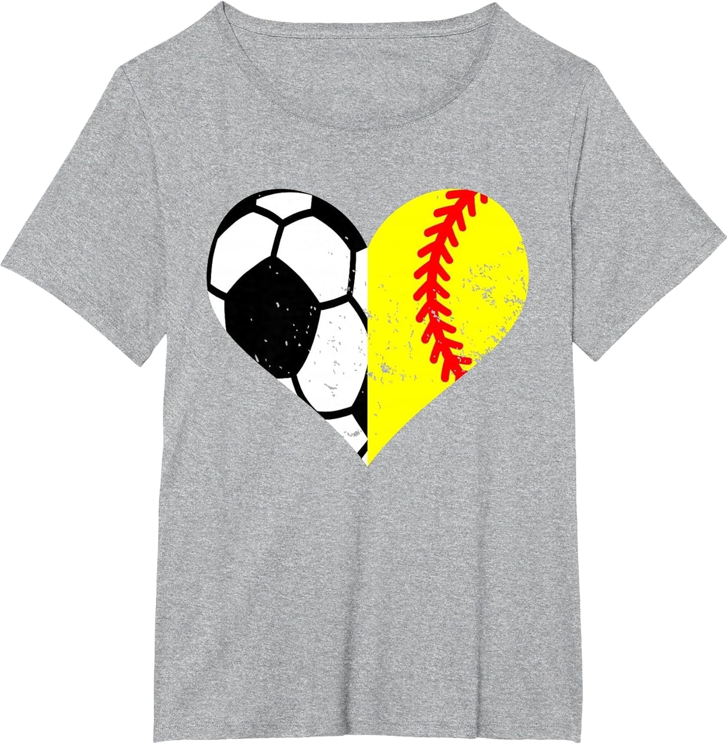 Soccer Softball Heart Funny Soccer Softball Mom