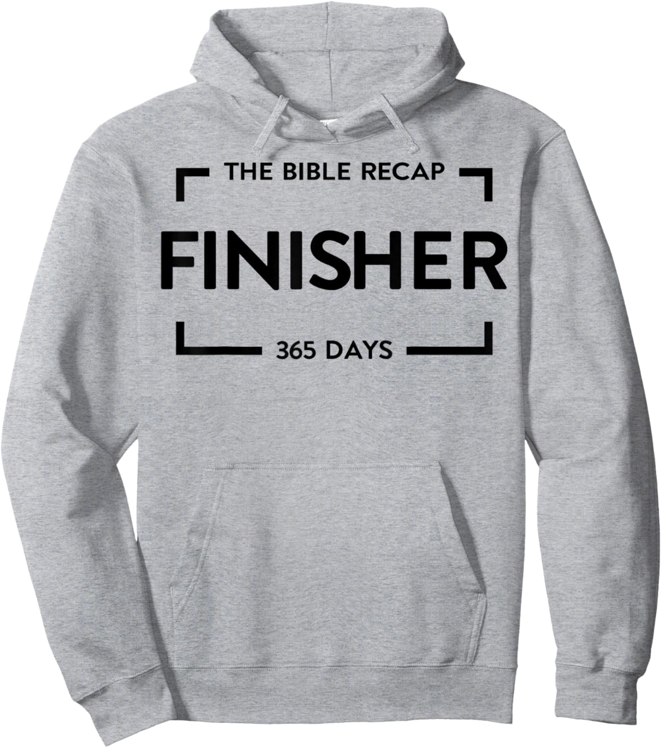 The Bible Recap Finisher 365 Days Hoodie - Hoodie | Ash