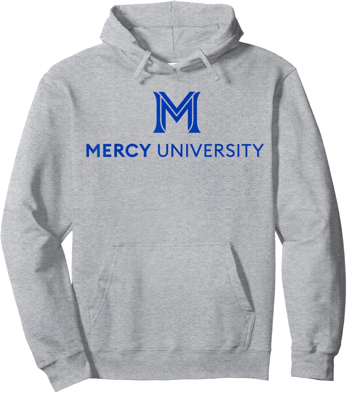Mercy University Mavericks M Logo Hoodie - Hoodie | Ash