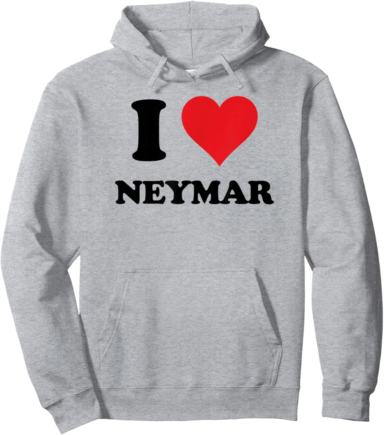 I Heart Neymar First Name I Love Custom Stuff Hoodie - Hoodie | Ash