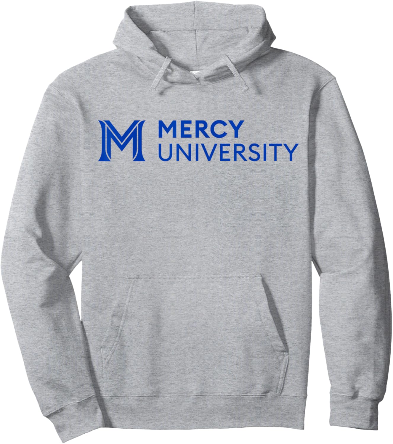 Mercy University Mavericks M Logo Hoodie - Hoodie | Ash