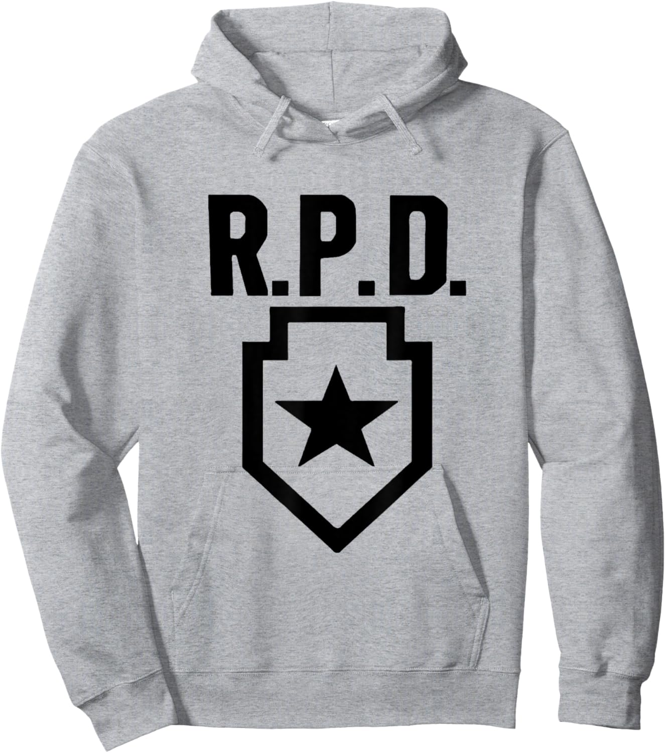 Racoon City RPD Logo Hoodie - Hoodie | Ash