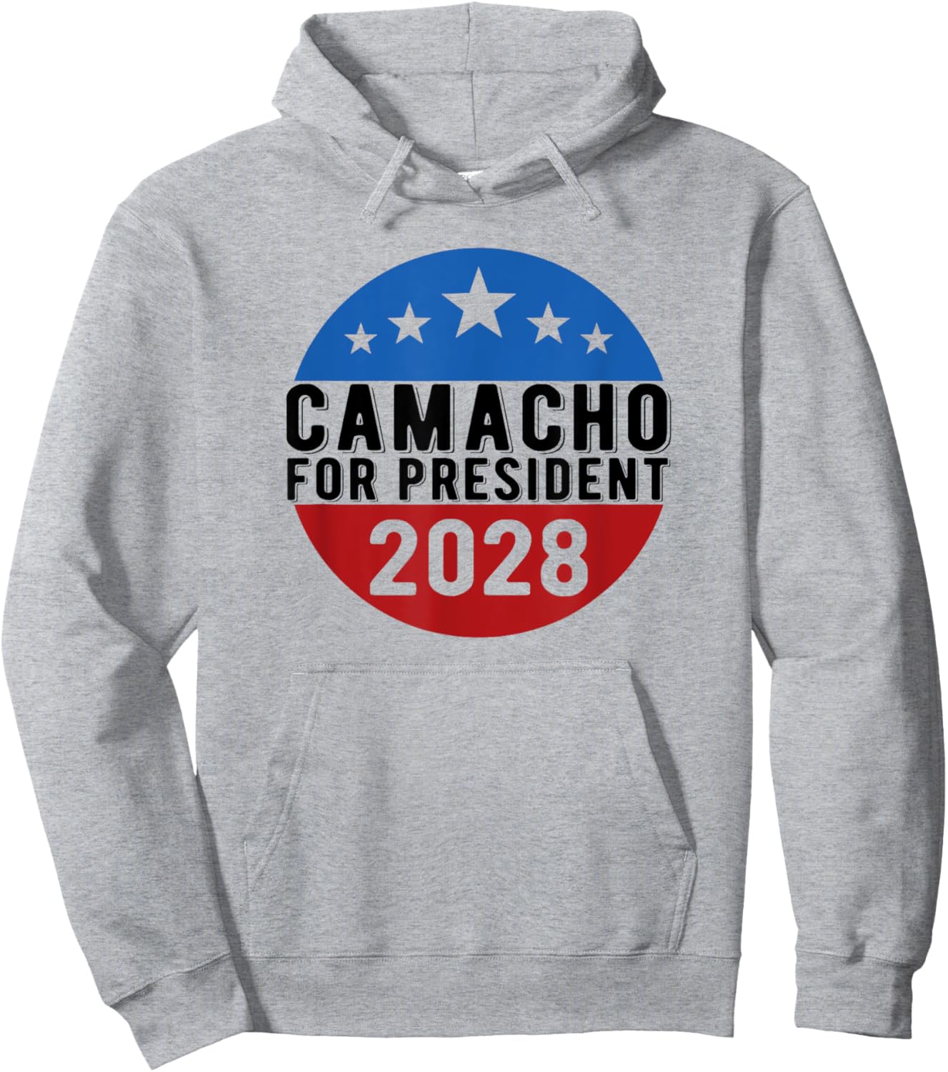 Camacho for President 2028 USA Funny Hoodie - Hoodie | Ash