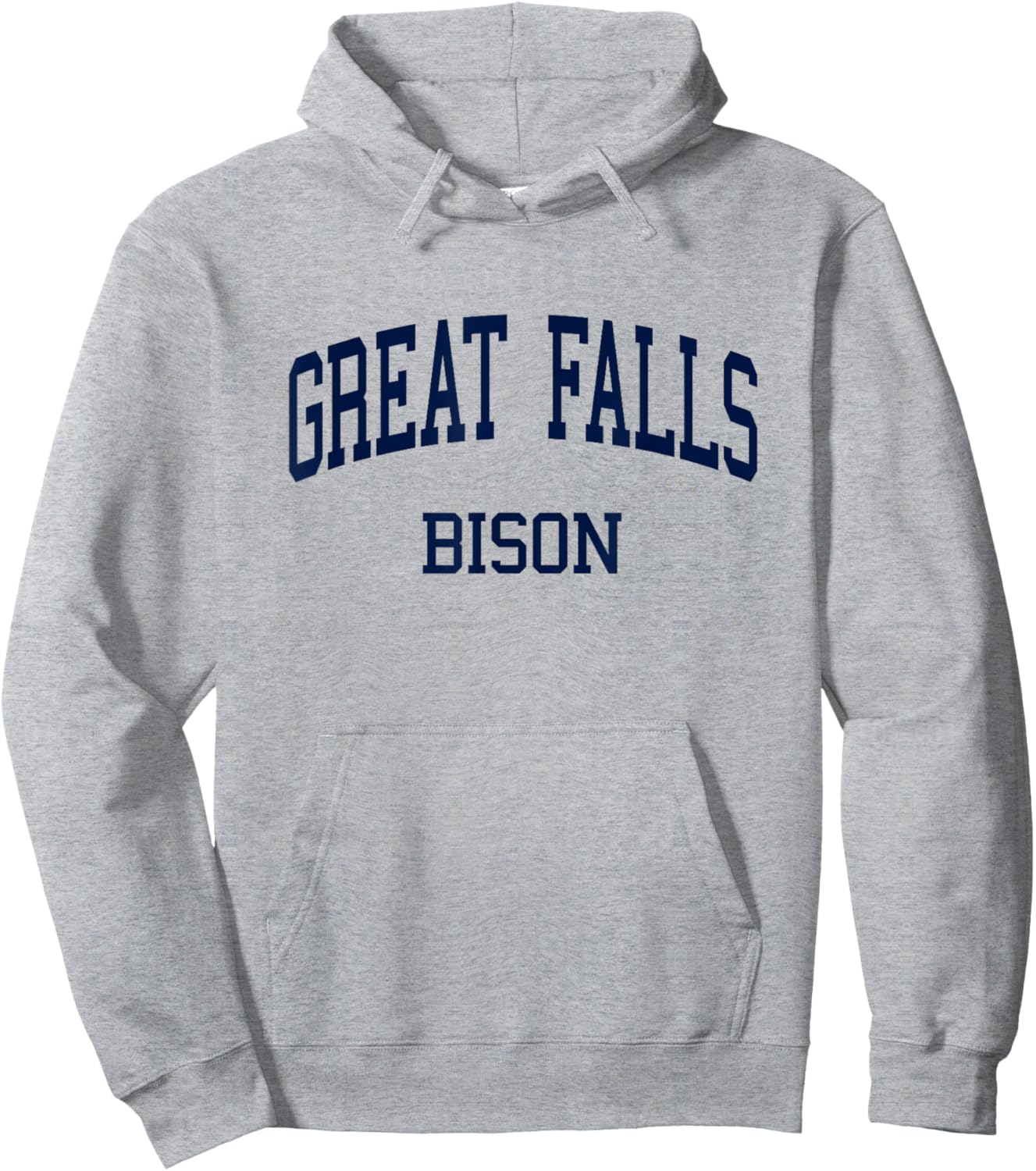 Great Falls High School HS Great Falls MT Retro Hoodie - Hoodie | Ash