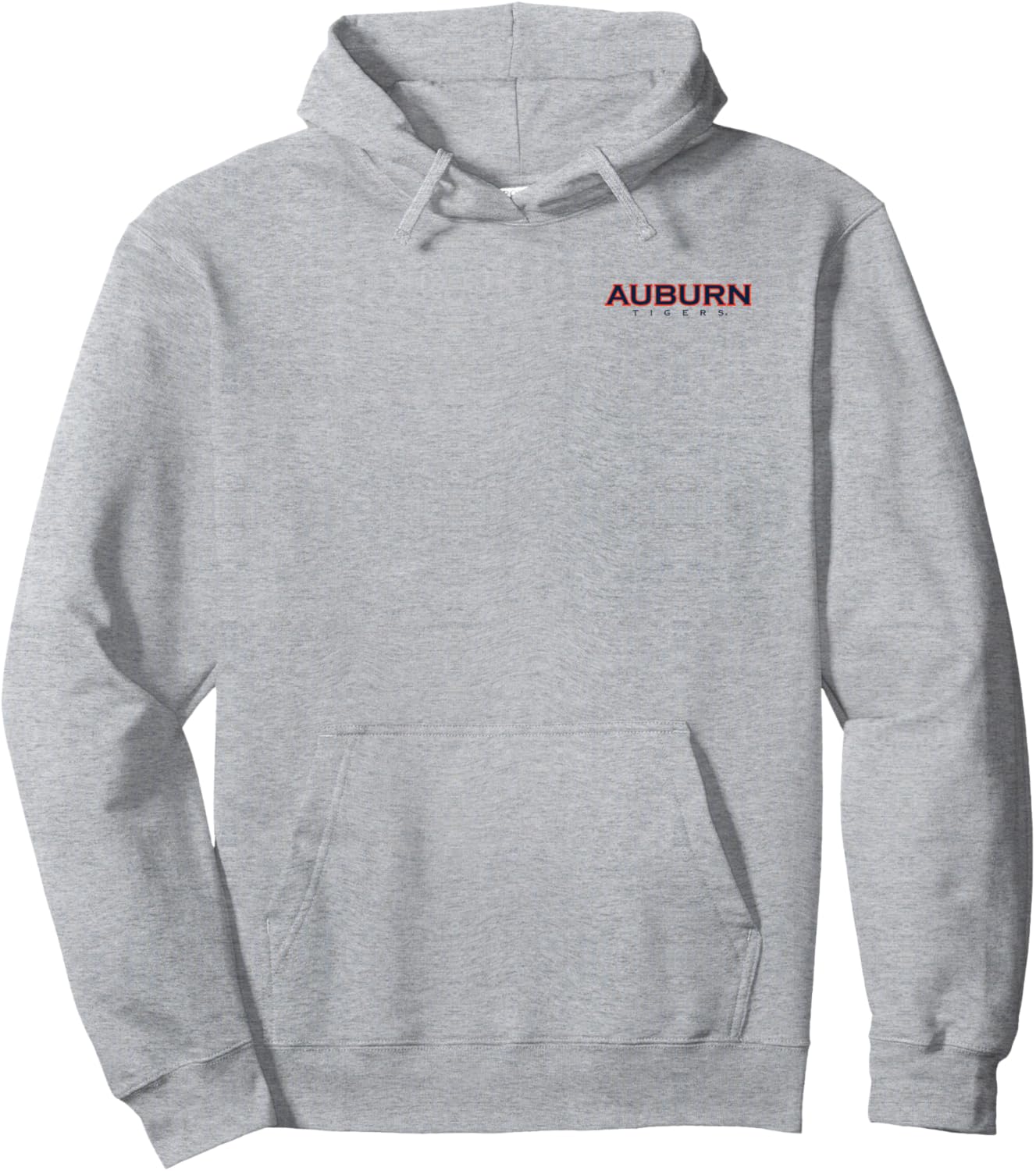 Auburn Tigers Football Helmet Front/Back White Hoodie - Hoodie | Ash