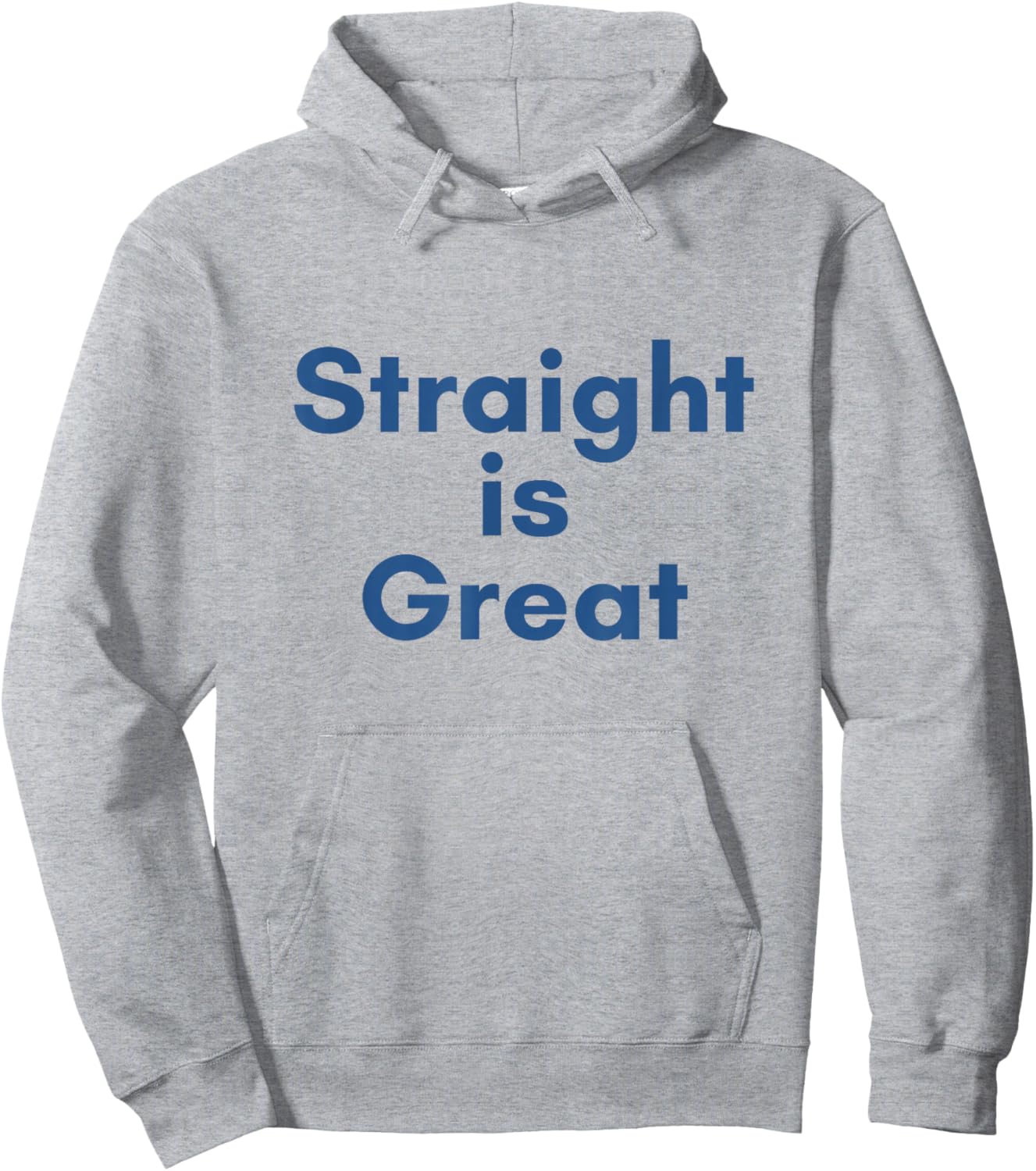Straight is Great Hoodie - Hoodie | Ash