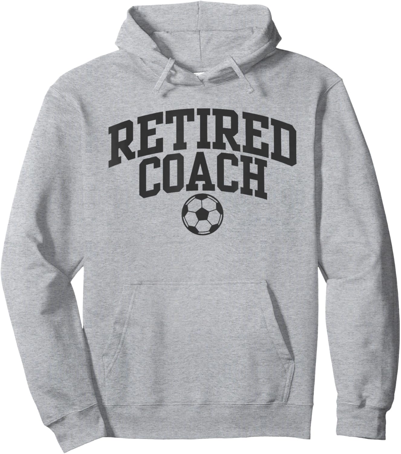 Retired Coach Soccer Team Mentor Hoodie - Hoodie | Ash