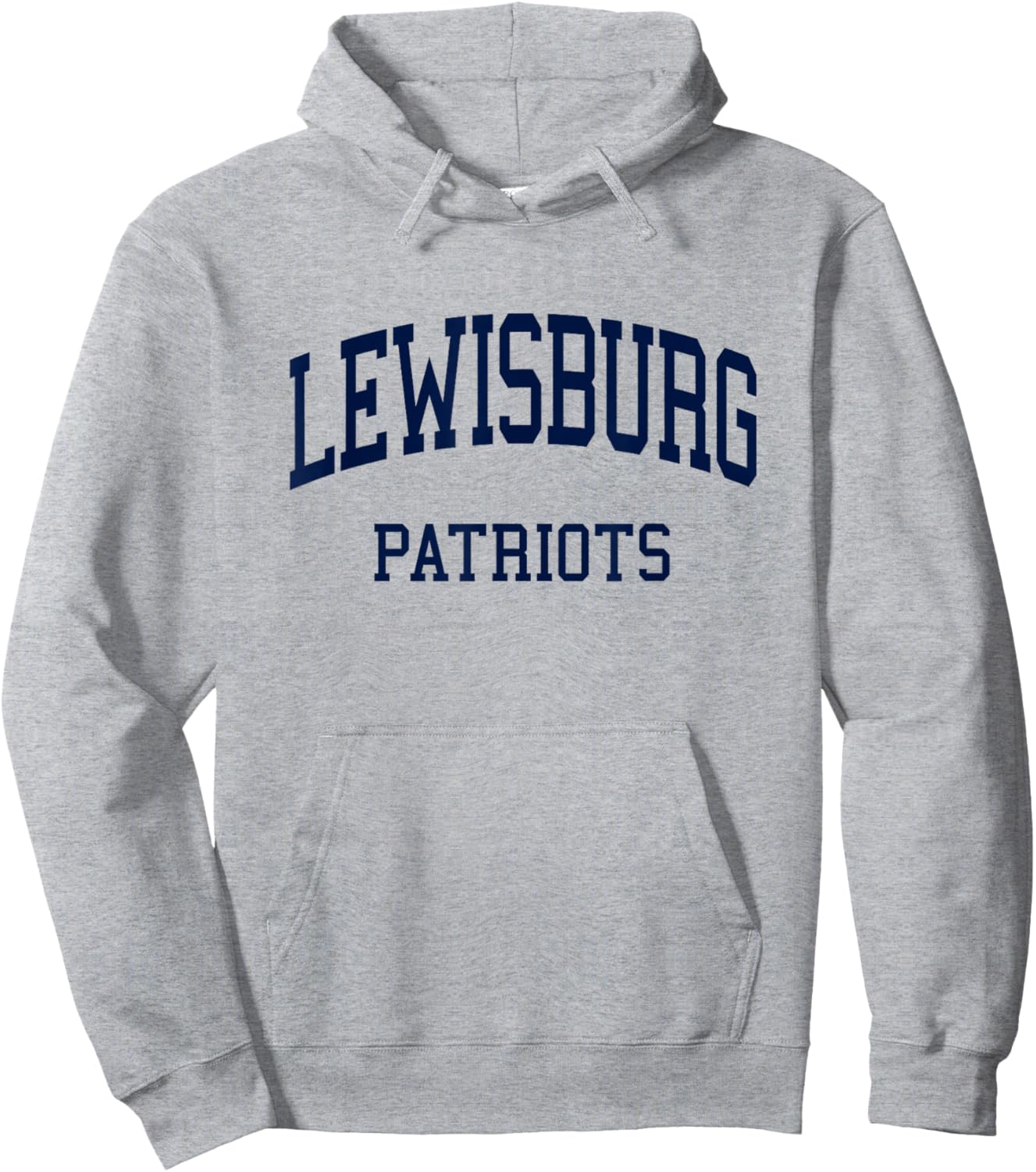 Lewisburg High School HS Olive Branch MS Retro Hoodie - Hoodie | Ash
