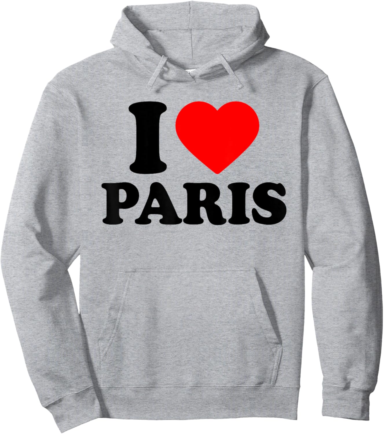 I Love Paris, I Heart Paris France Hoodie - Hoodie | Ash