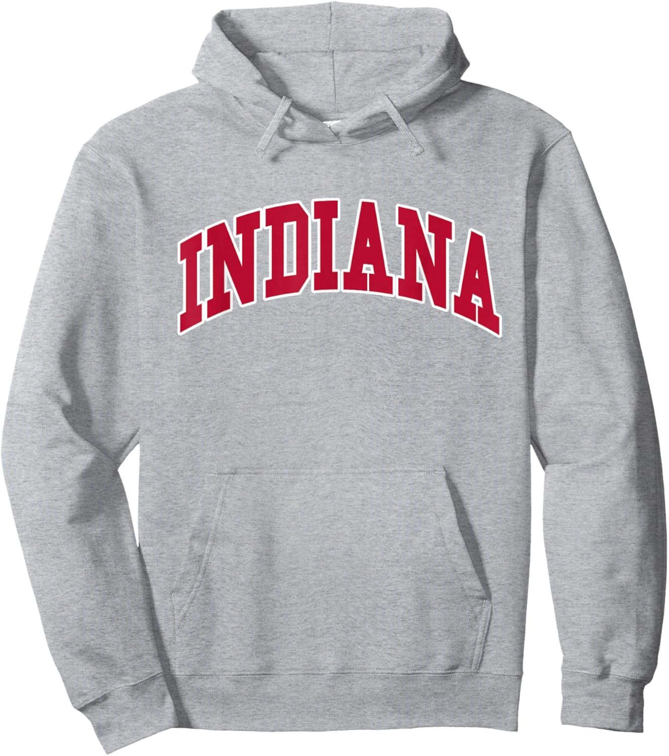 Indiana - Throwback Design Hoodie - Hoodie | Ash