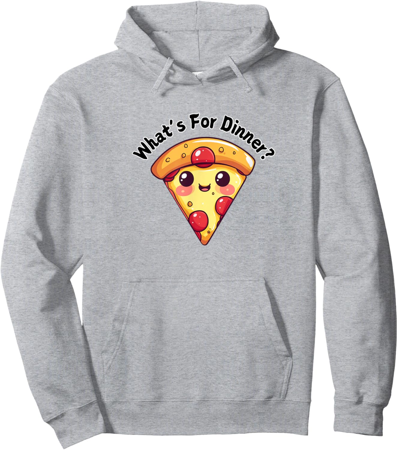 What's For Dinner? Pepperoni Pizza Hoodie - Hoodie | Ash