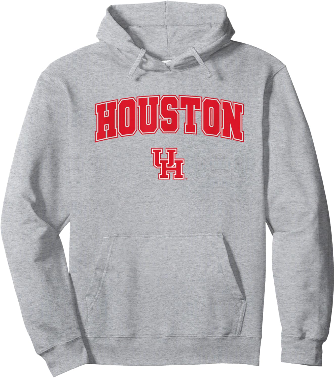 University of Houston Cougars Arch Logo Hoodie - Hoodie | Ash
