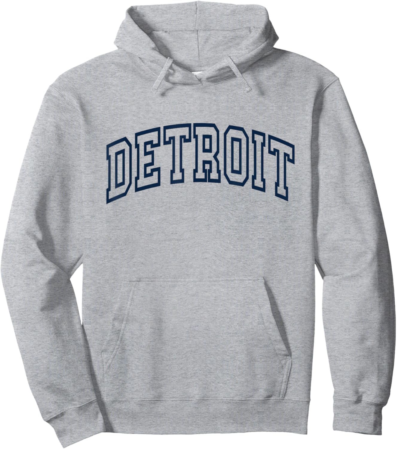 DETROIT - Throwback Design - Classic Hoodie - Hoodie | Ash