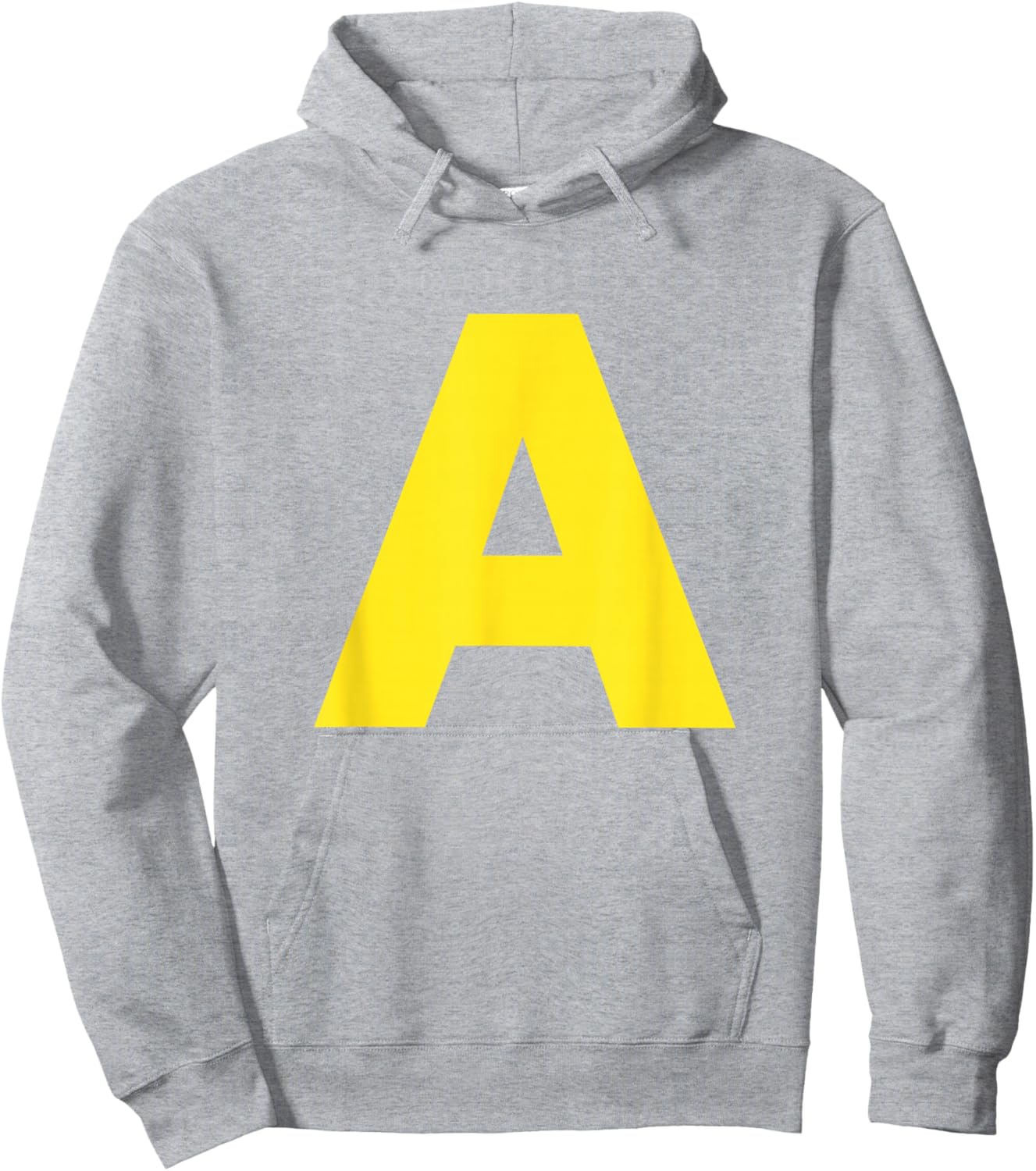 Letter A Yellow Chipmunk Carnival Costume Hoodie - Hoodie | Ash