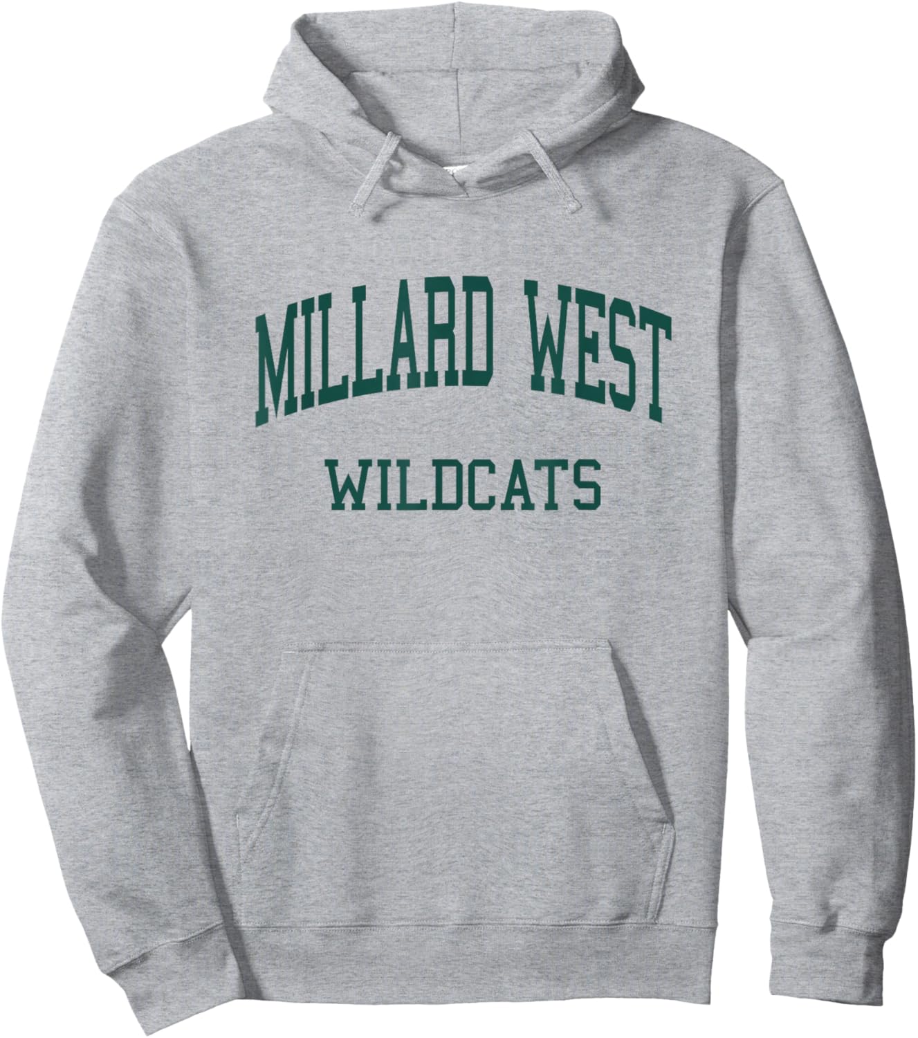Millard West High School HS Omaha NE Retro Hoodie - Hoodie | Ash