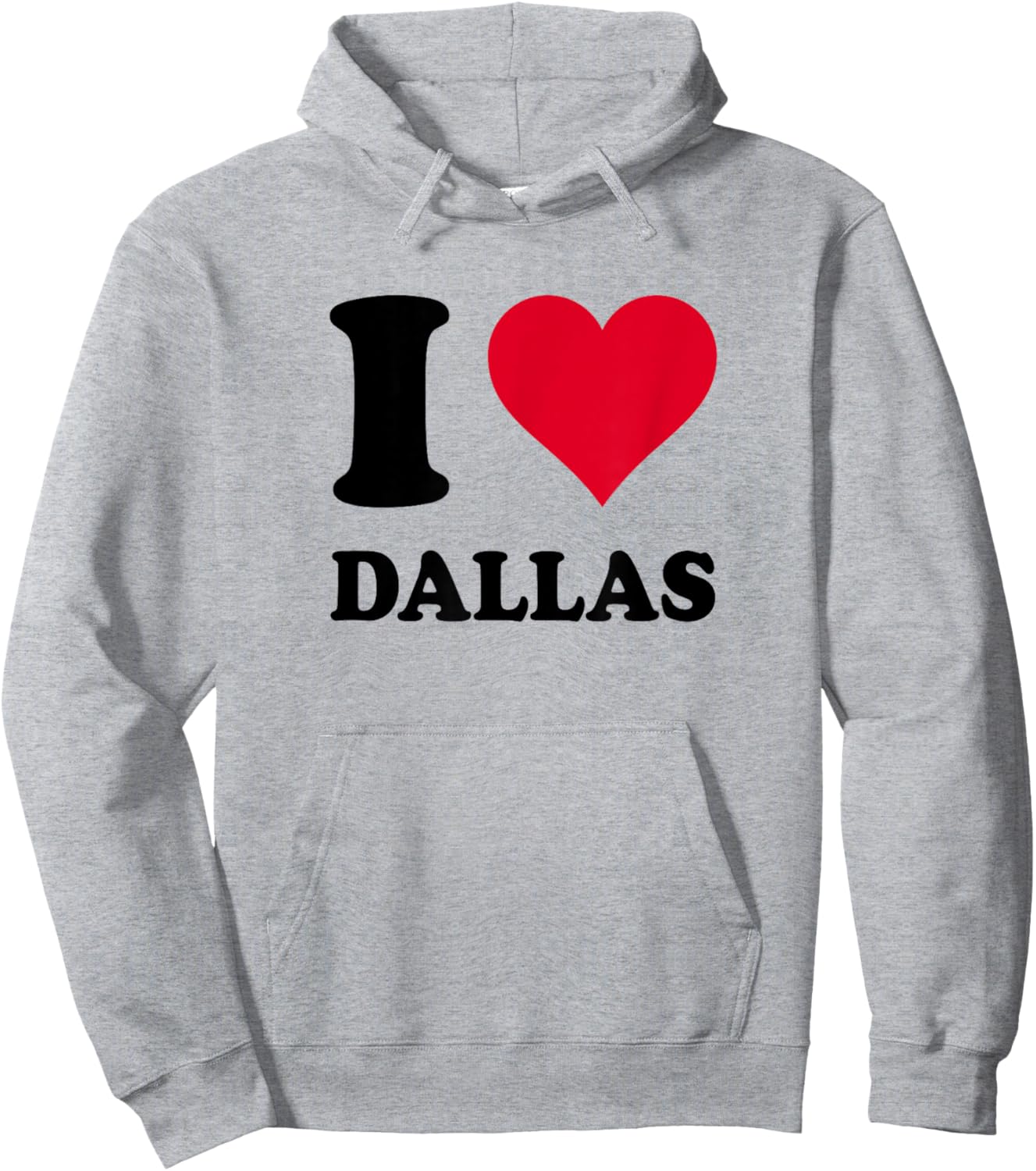 I Love Dallas Hoodie - Hoodie | Ash