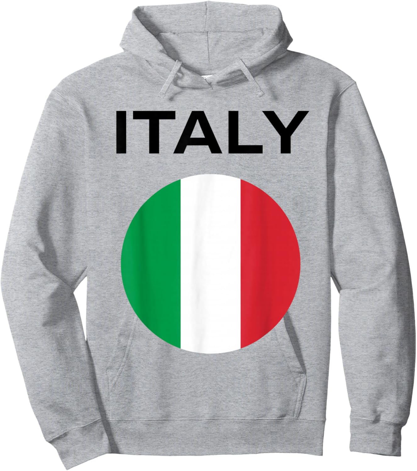 Italy Flag Modern Hoodie - Hoodie | Ash