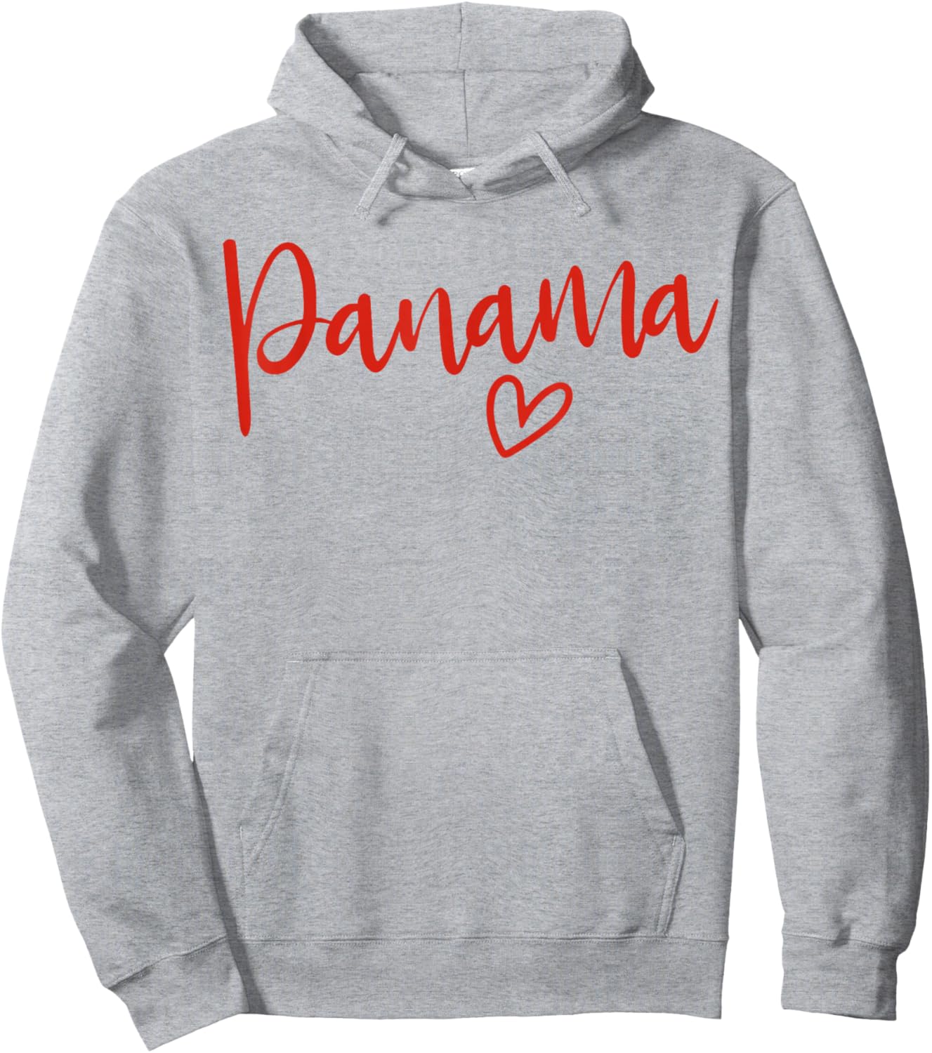 Panama Herz Damen Liebe Panama Hoodie - Hoodie | Ash