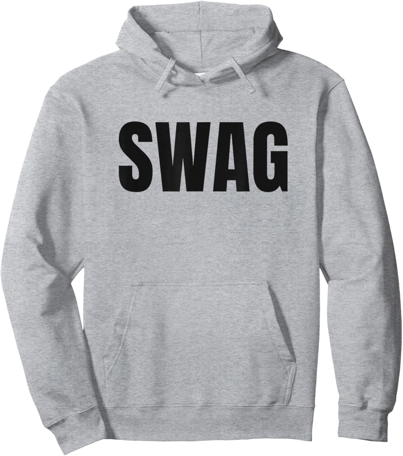 Swag Funny Bold Text Word Humor Spruch Hoodie - Hoodie | Ash
